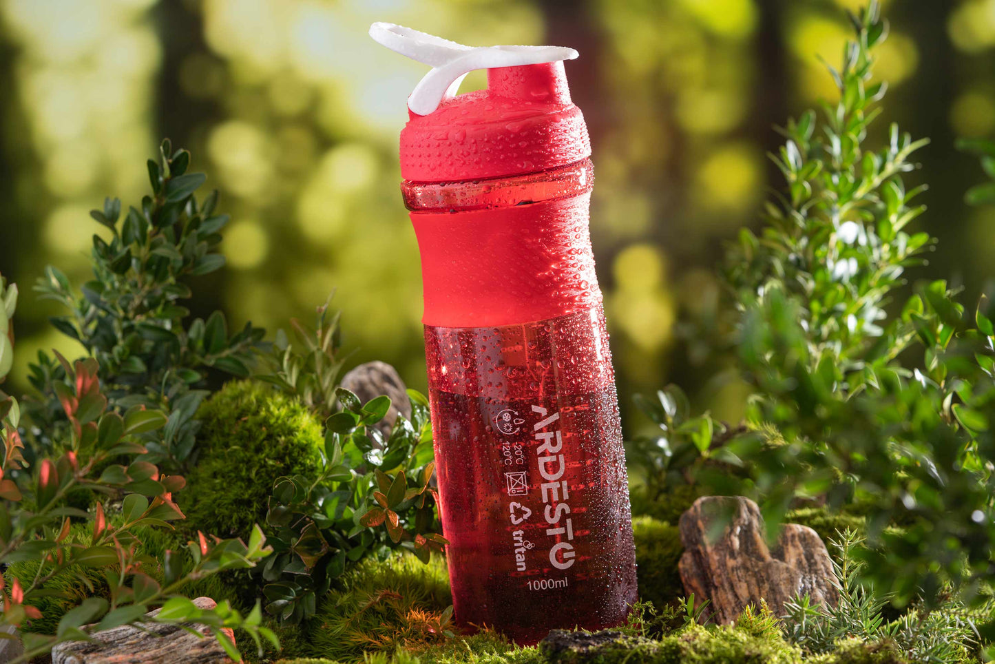 Ardesto Bottle Smart bottle 1000 ml, red, tritan