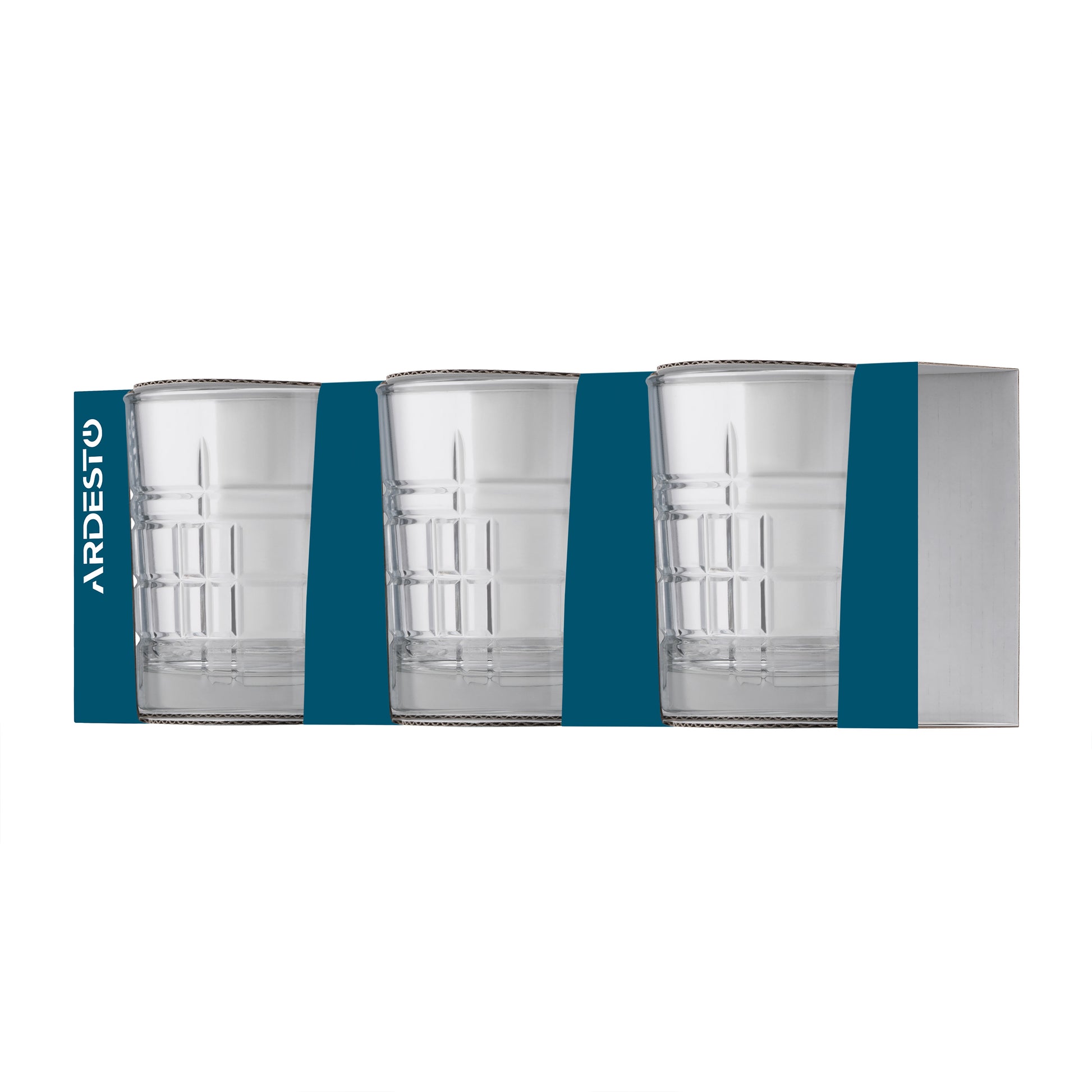 Ardesto Whiskey glasses set Tempesta 325 ml, 6 pcs, glass