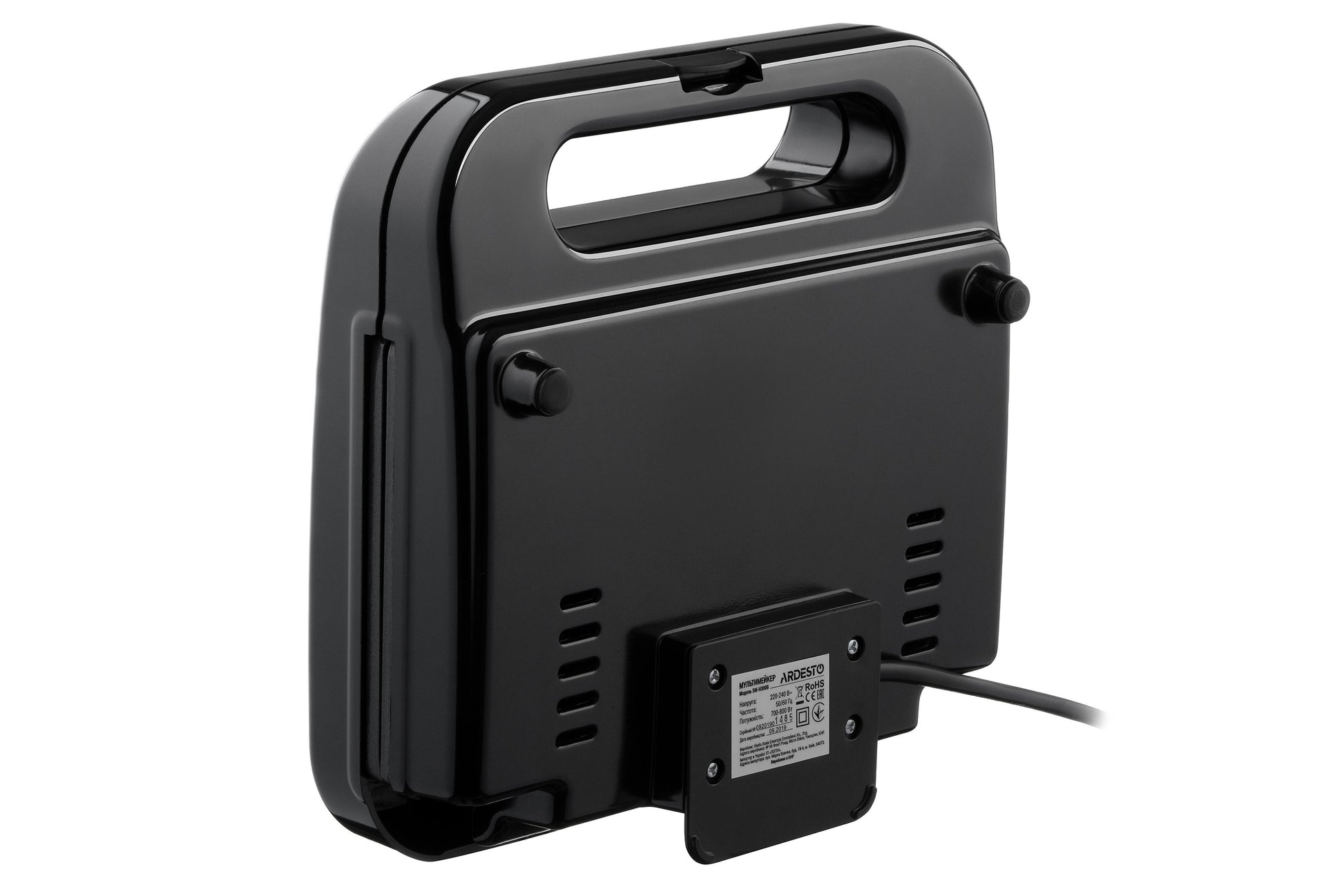 Ardesto multi-maker 700W, aluminum, set-3 plates, device body-plastic, black