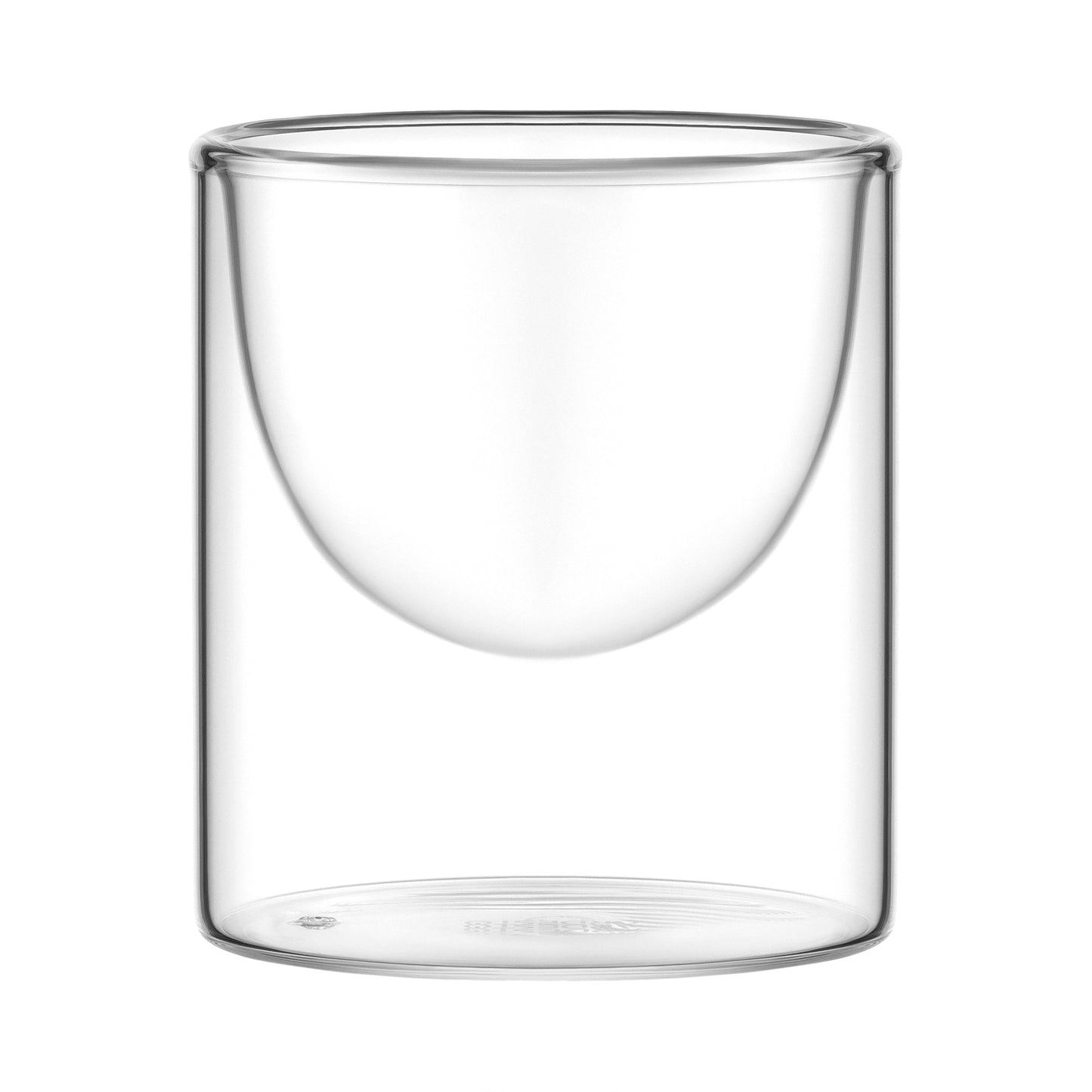 Ardesto Double wall dessert glasses set, 170ml, 2pcs, borosilicate glass, transparent