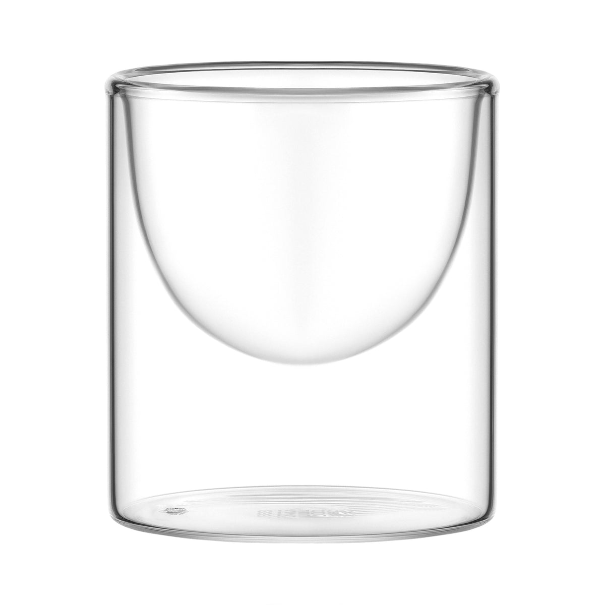 Ardesto Double wall dessert glasses set, 170ml, 2pcs, borosilicate glass, transparent