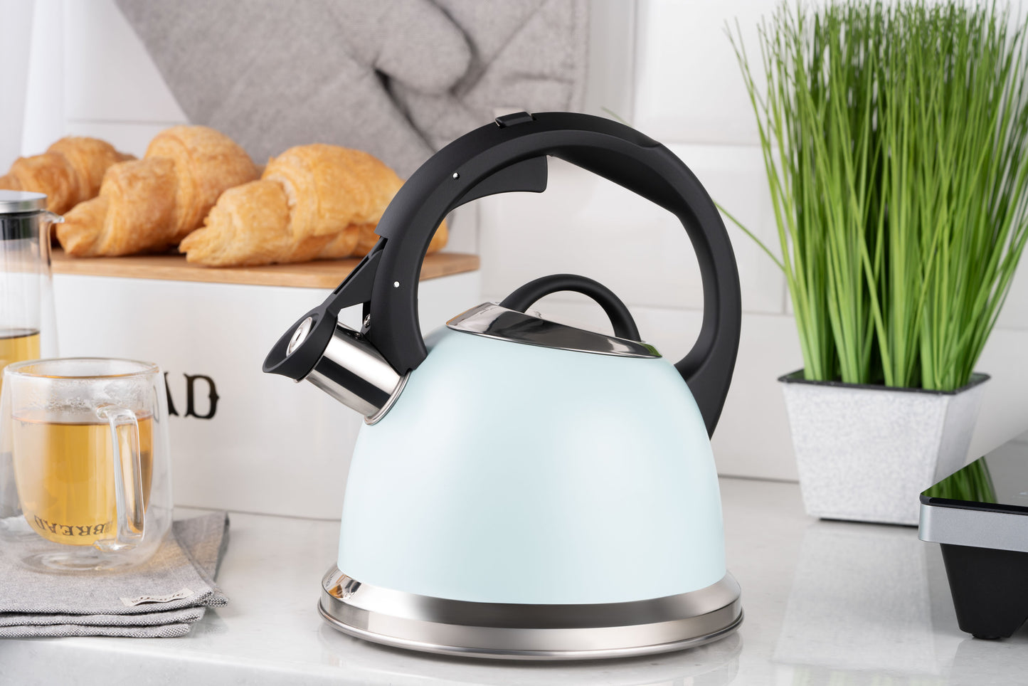 Ardesto Kettle Gemini, 2l, stainless steel, blue