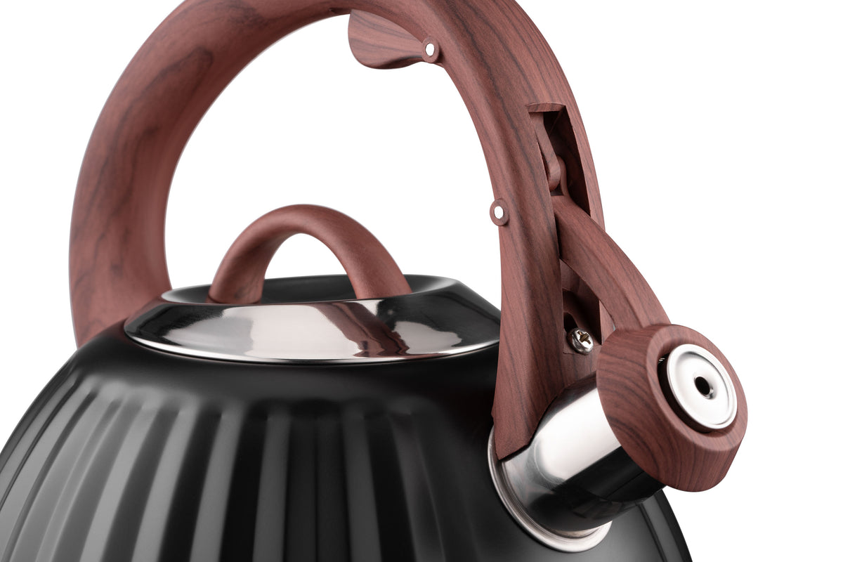 Kettle ARDESTO Gemini, 2.5l, stainless steel, black 674012410388
