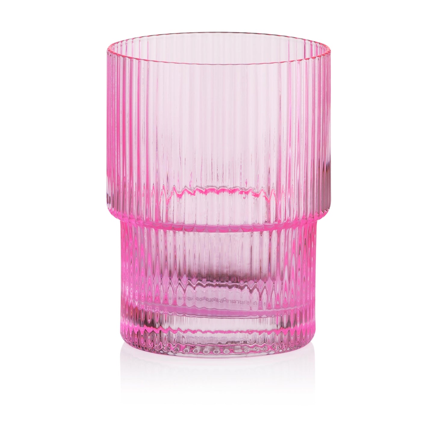 Ardesto Low glasses set, 200ml, 2pcs, glass, pink