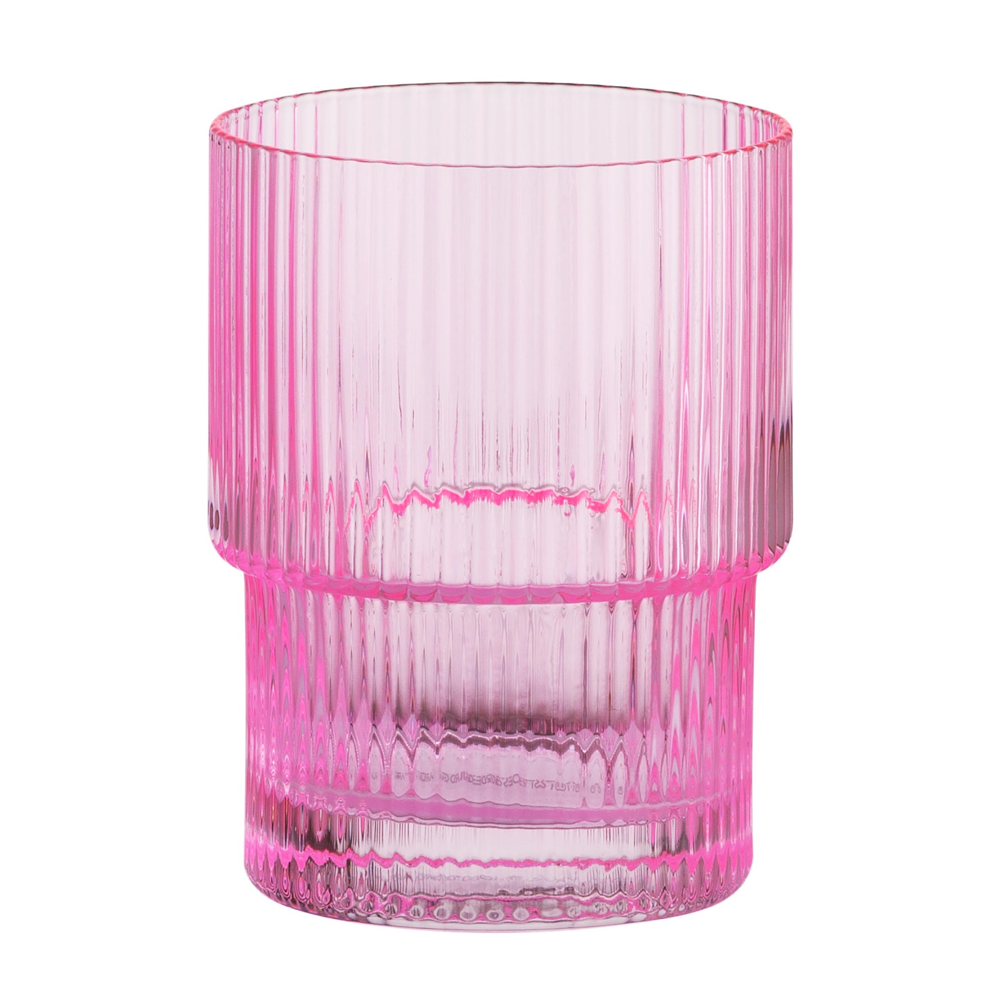 Ardesto Low glasses set, 200ml, 2pcs, glass, pink