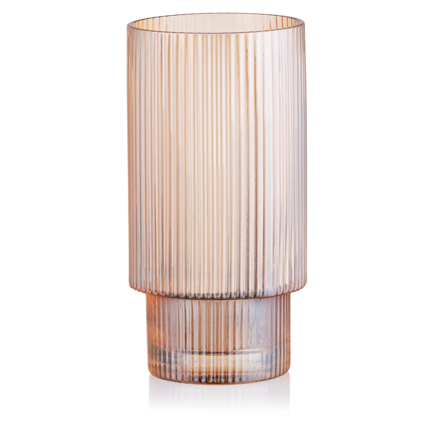 Ardesto Long glasses set, 380ml, 2pcs, glass, golden