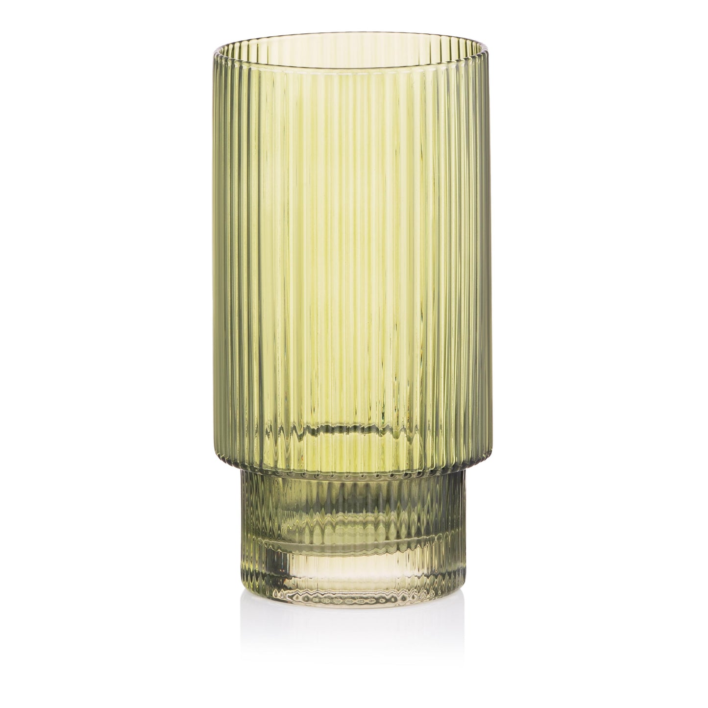 Ardesto Long glasses set, 380ml, 2pcs, glass, green