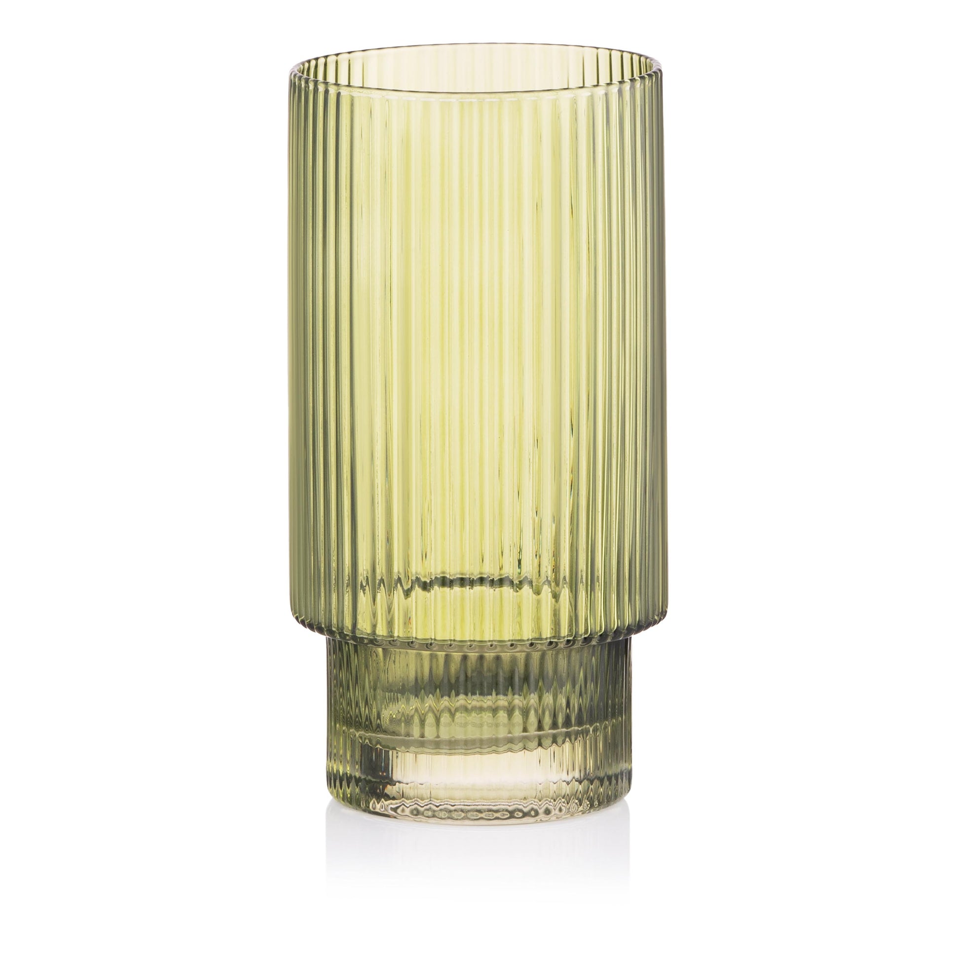 Ardesto Long glasses set, 380ml, 2pcs, glass, green