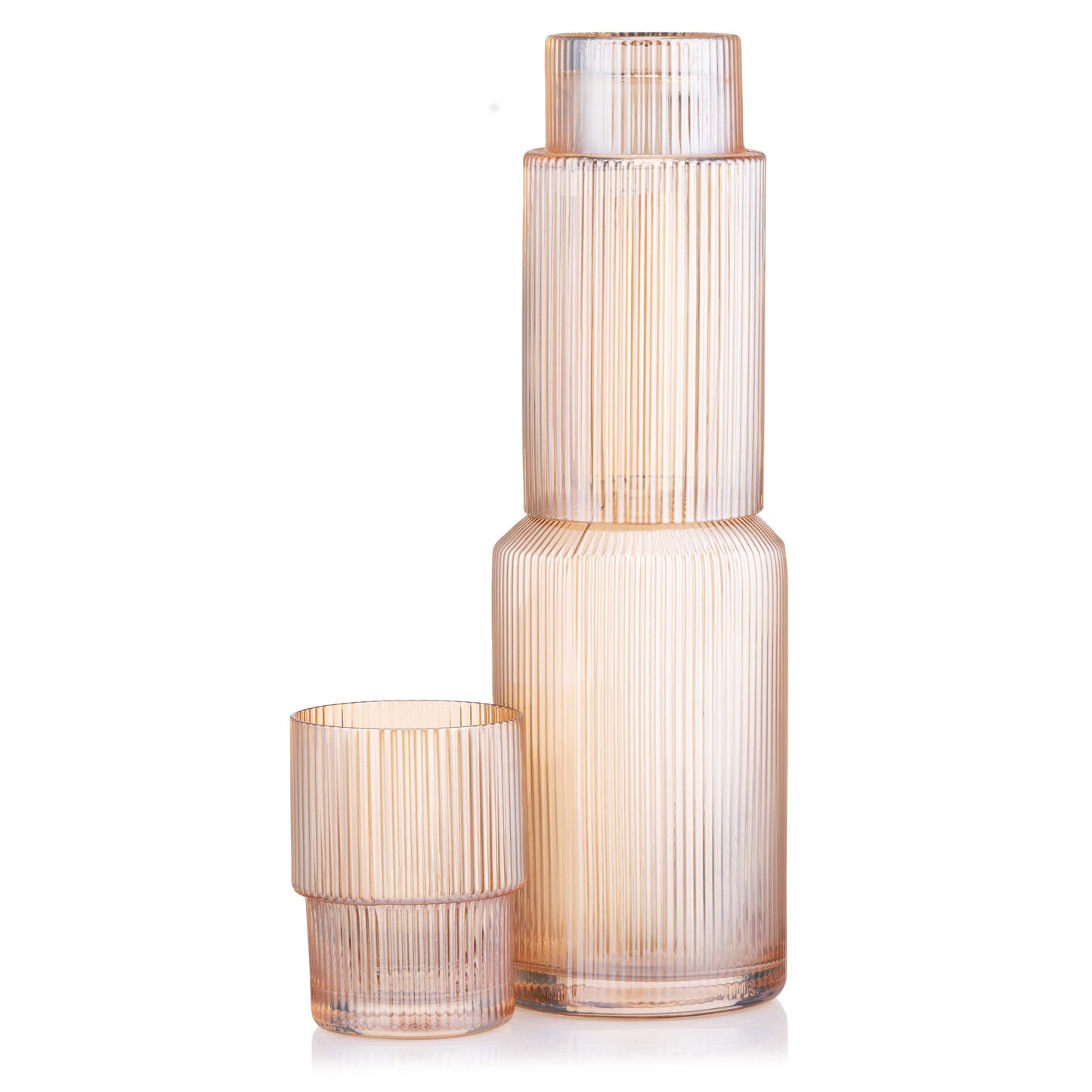 Ardesto Carafe, 800ml, borosilicate glass, golden