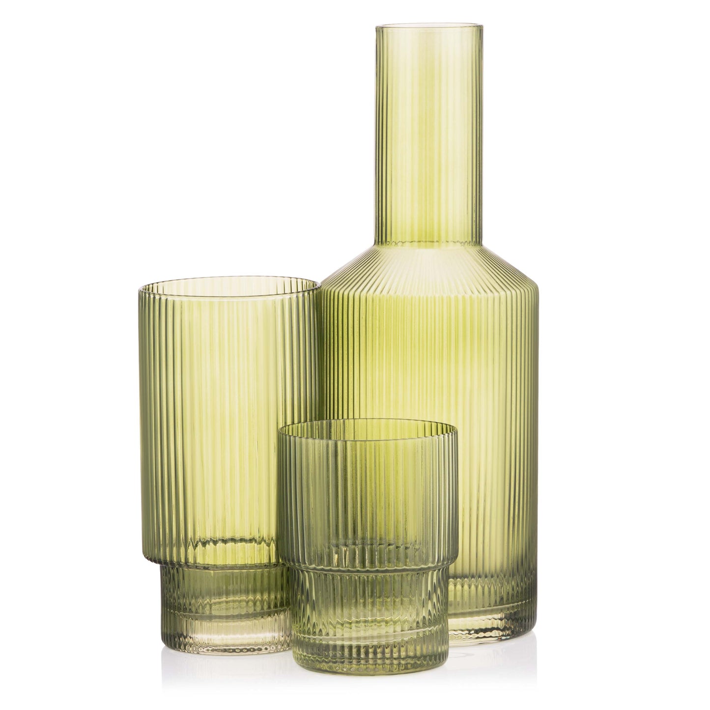 Ardesto Carafe, 800ml, borosilicate glass, green