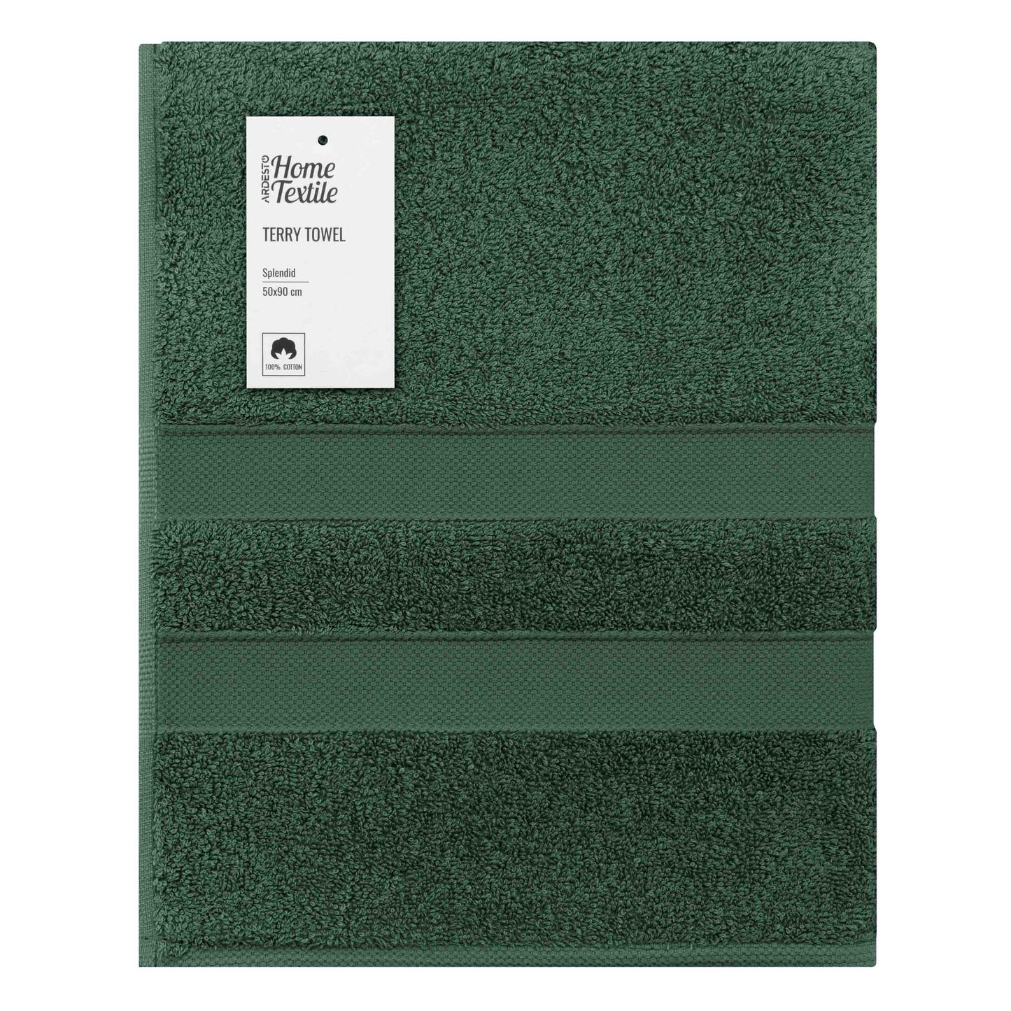 ARDESTO Terry towel Splendid 50х90cm, 100% cotton, green