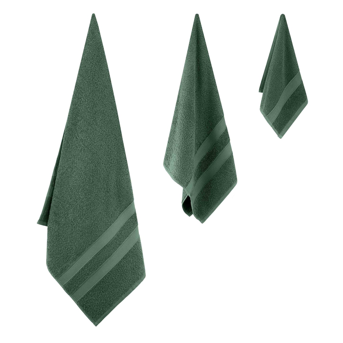 ARDESTO Terry towel Splendid 50х90cm, 100% cotton, green