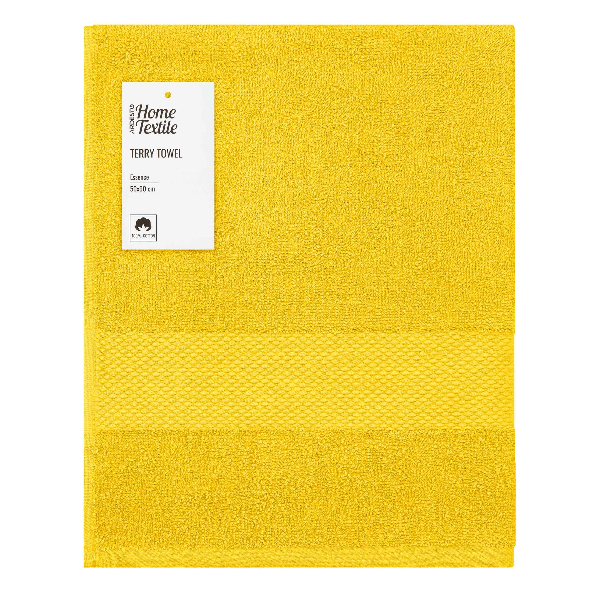 ARDESTO Terry towel Essence 50х90cm, 100% cotton, yellow