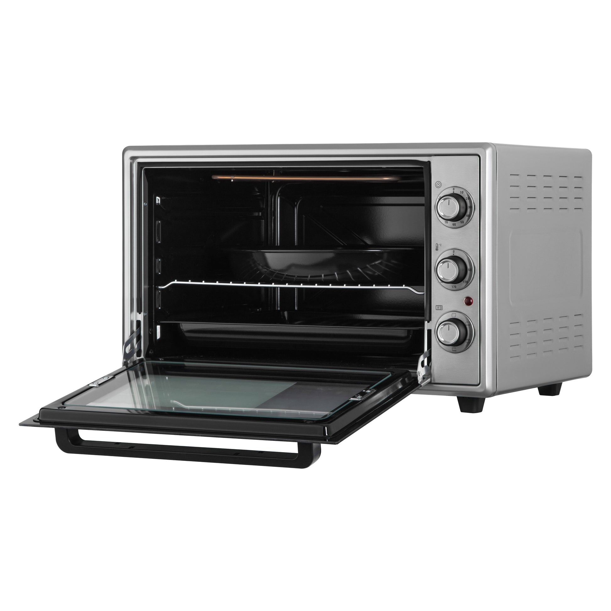 ARDESTO Electric oven, 60L, 2000W, mech., convection, double glass, grey