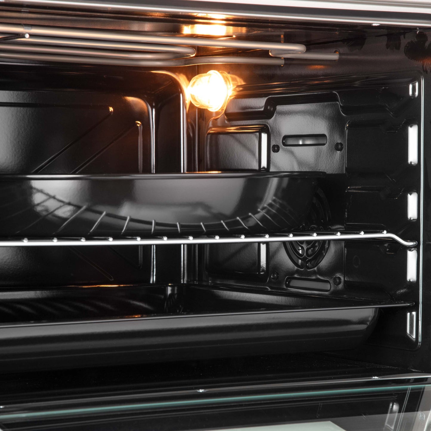 ARDESTO Electric oven, 60L, 2000W, mech., convection, double glass, grey
