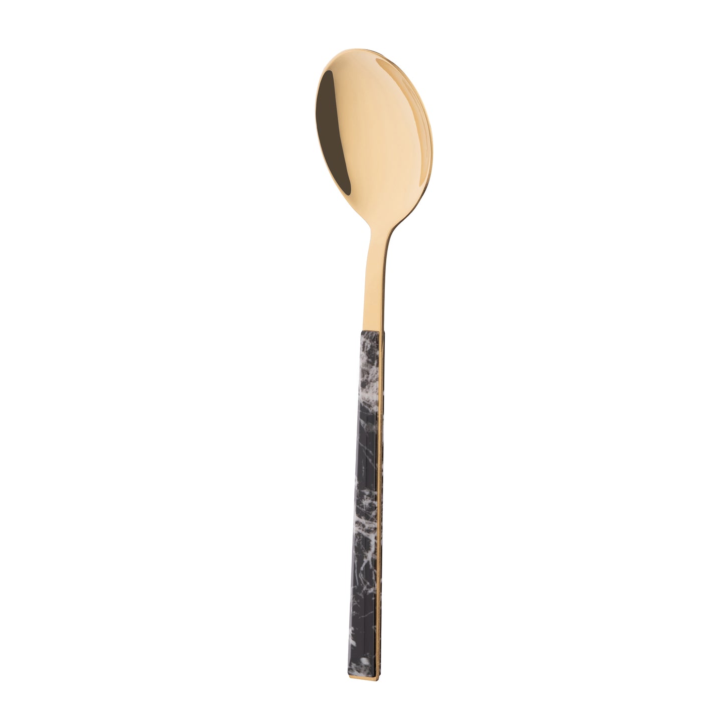 Ardesto Cutlery set Gemini Marmo, 16pcs, stainless steel, plastic, golden-black