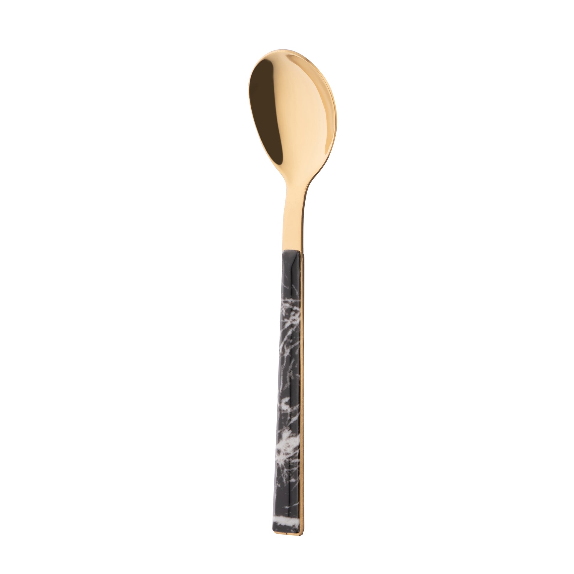 Ardesto Cutlery set Gemini Marmo, 16pcs, stainless steel, plastic, golden-black