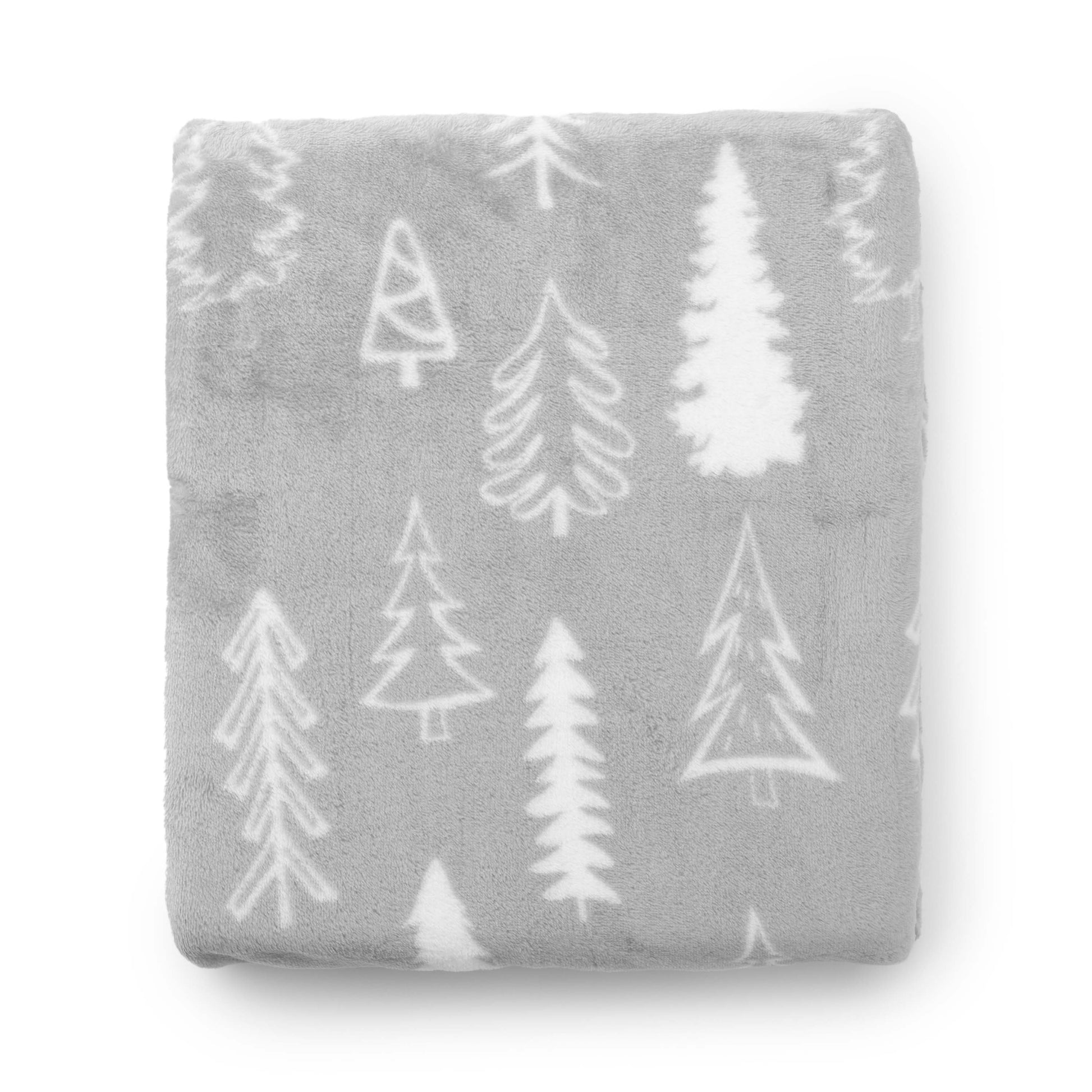 Ardesto Christmas Flannel blanket, 160x200cm, 100% polyester, grey pine