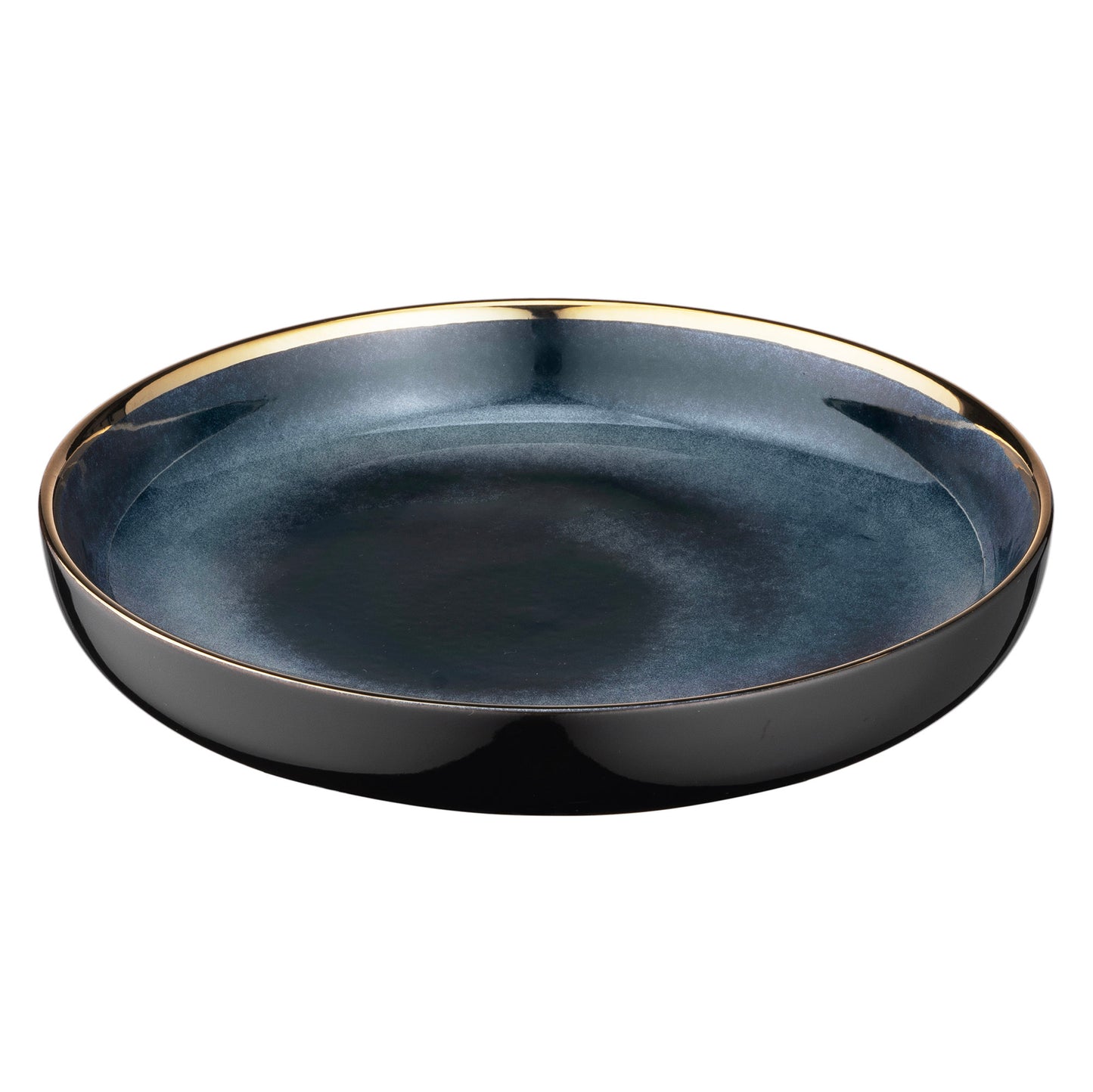 Ardesto Deep plate Andria, 21.1cm, ceramics, blue-gray