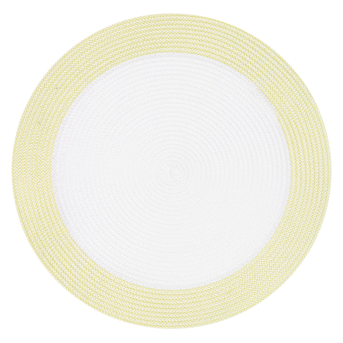 Ardesto Serving mat, 38cm, PP, round, white-green