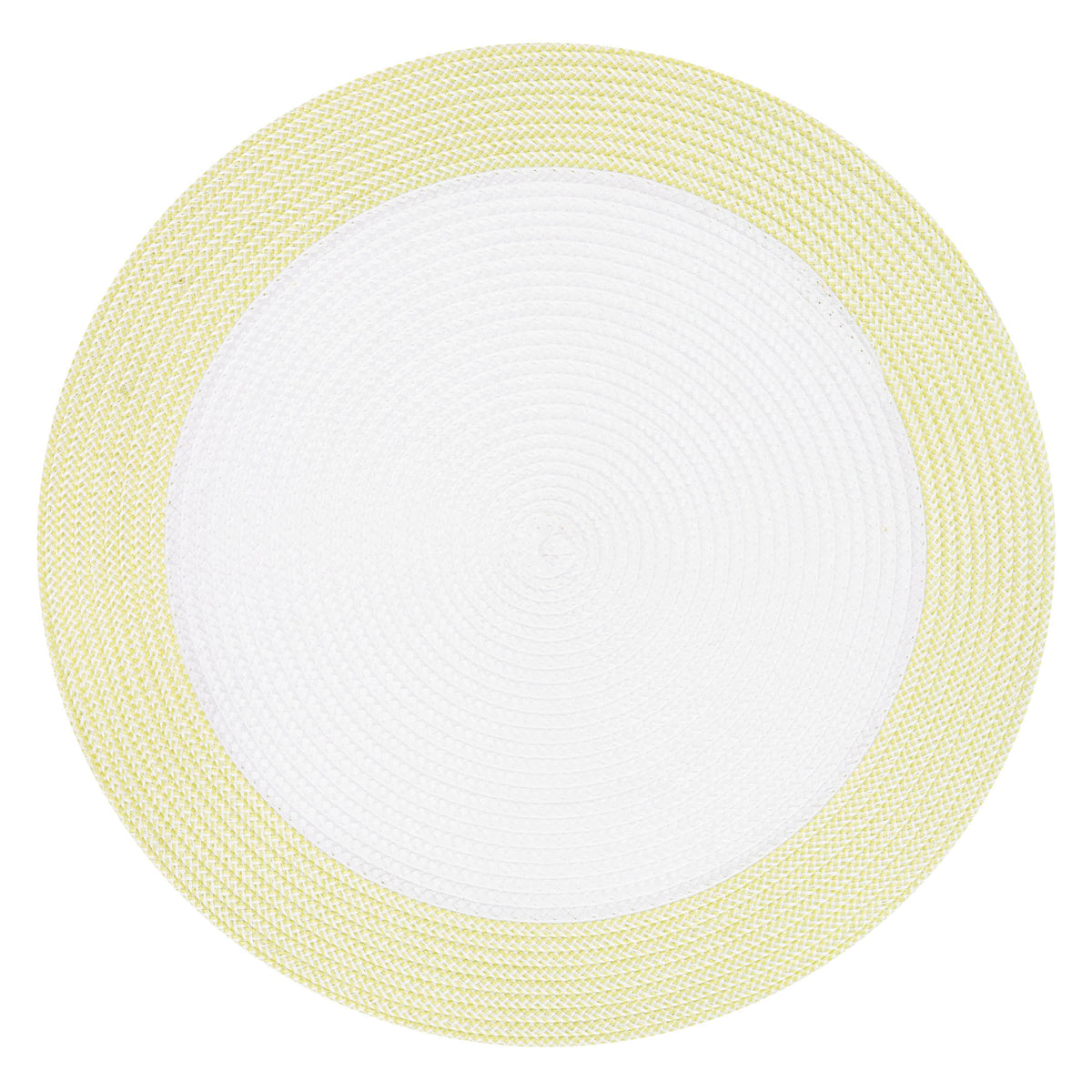 Ardesto Serving mat, 38cm, PP, round, white-green