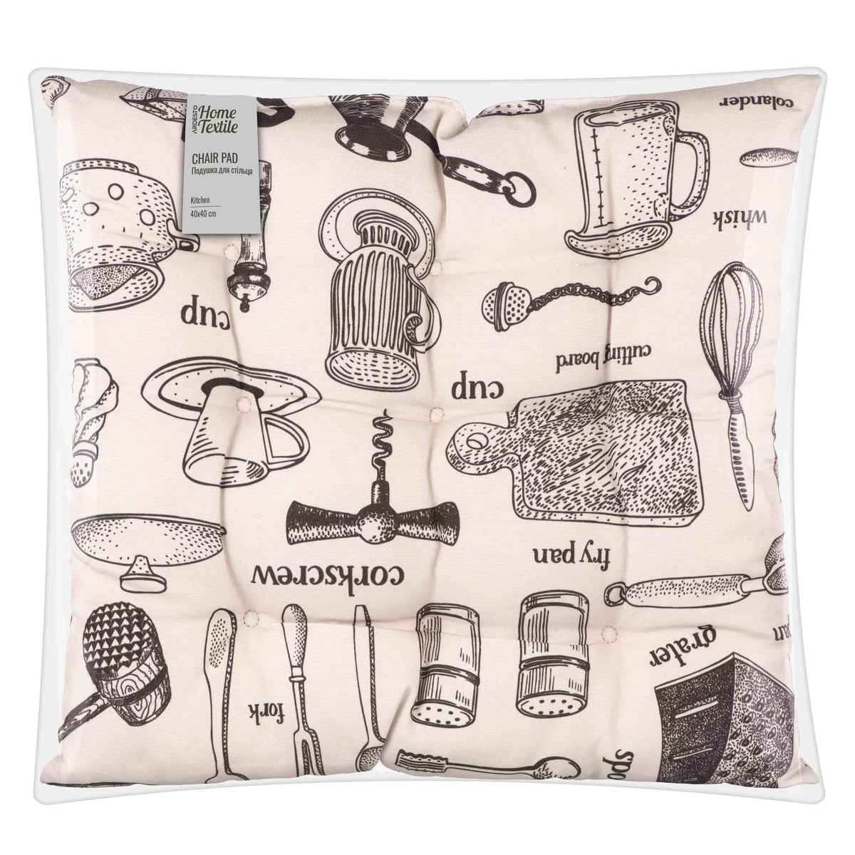 Ardesto Sitpad Kitchen 40х40cm, 90% polyester, 10% cotton