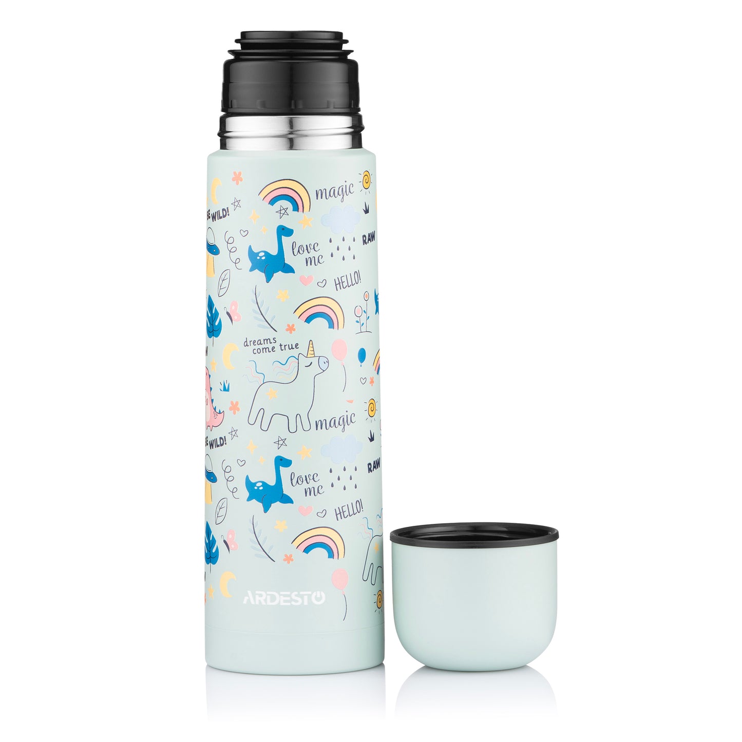 Ardesto Vacuum flask Magic 500ml, stainless steel, grey