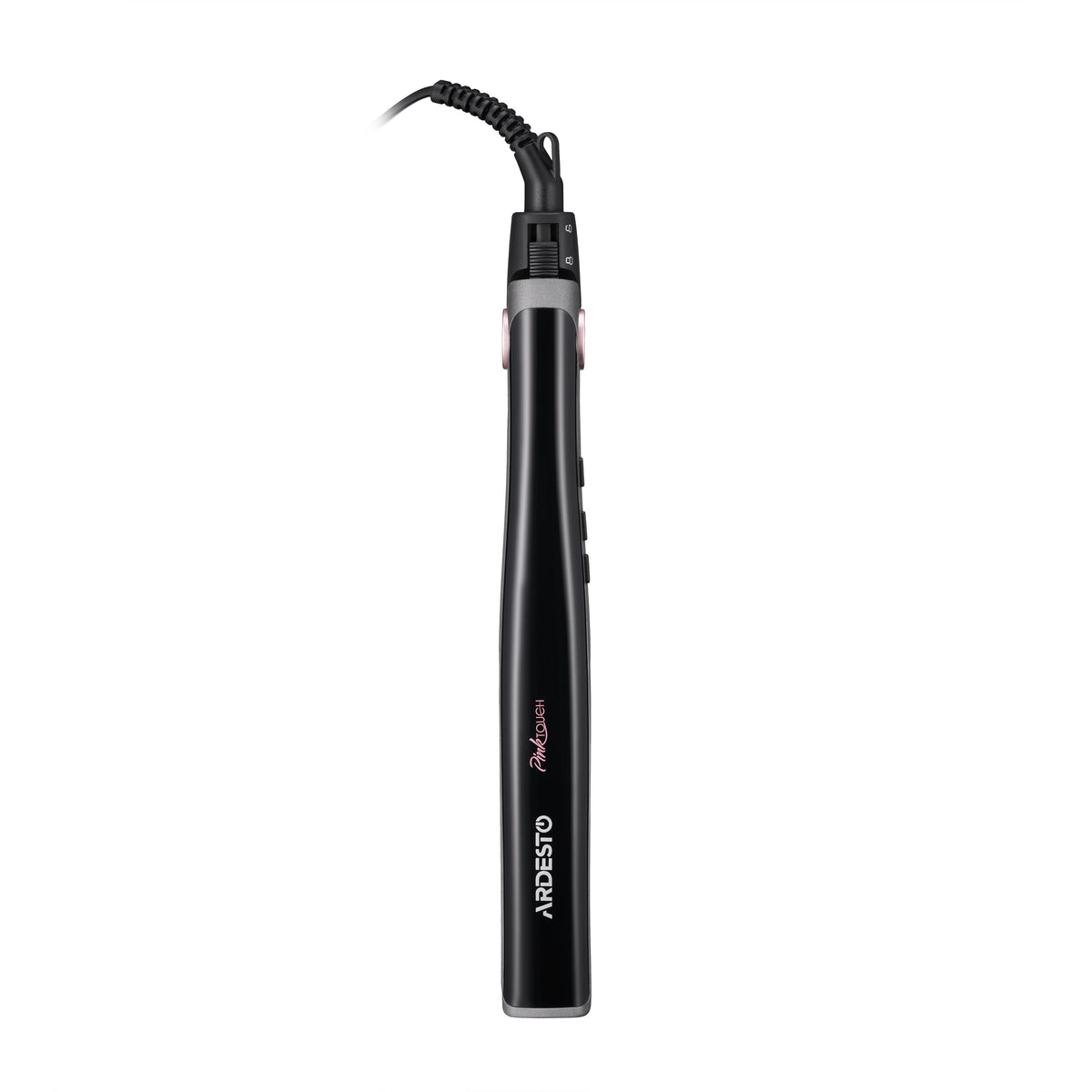Ardesto Hair straightener Pink Touch, 32W, 110-200C, ceramics, gray+pink