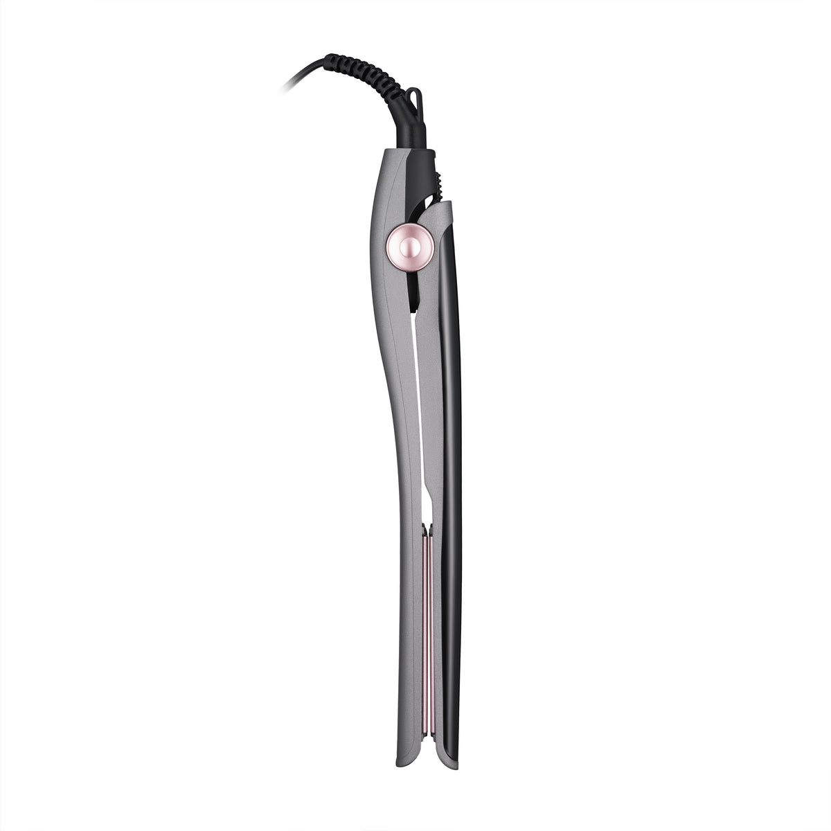 Ardesto Hair straightener Pink Touch, 32W, 110-200C, ceramics, gray+pink