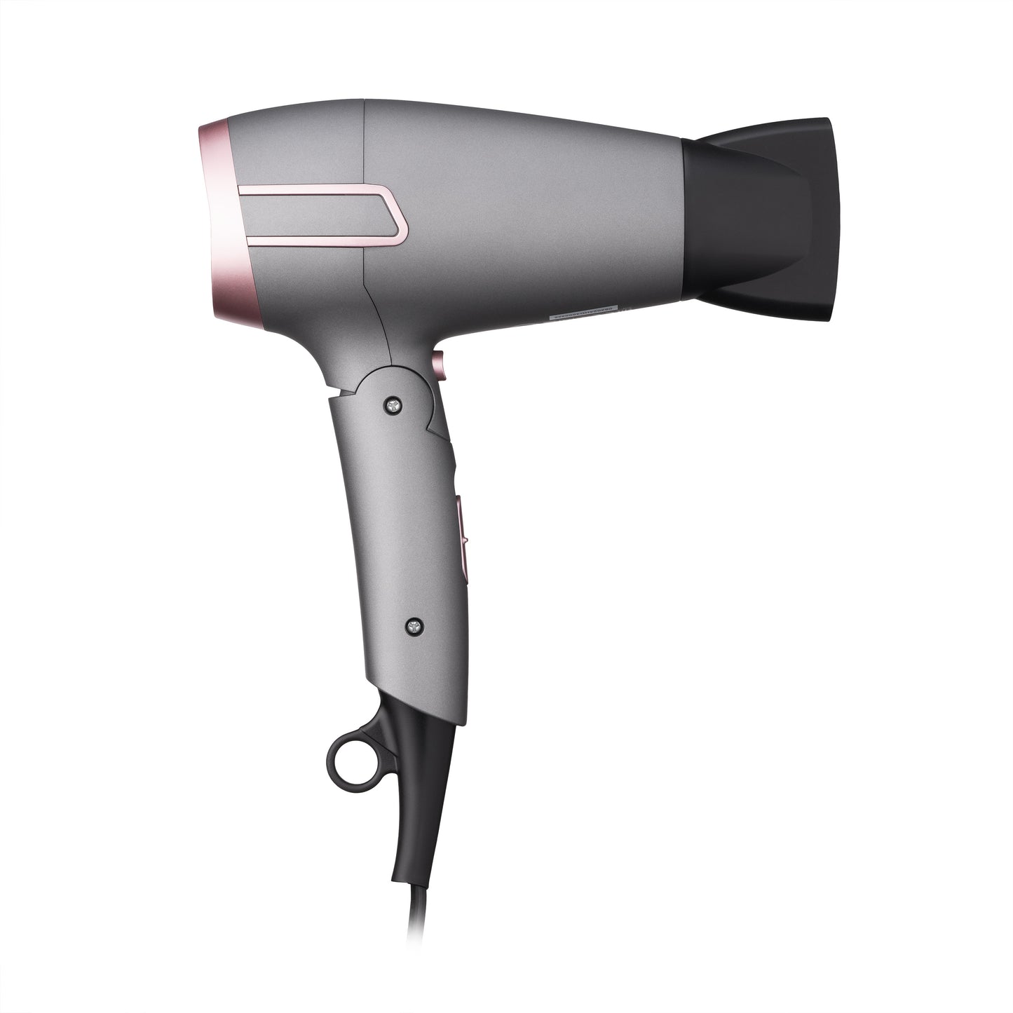 Ardesto Hair Dryer Pink Touch, 2000W, 2 speeds, 2 heat setting, foldable handle, gray+pink