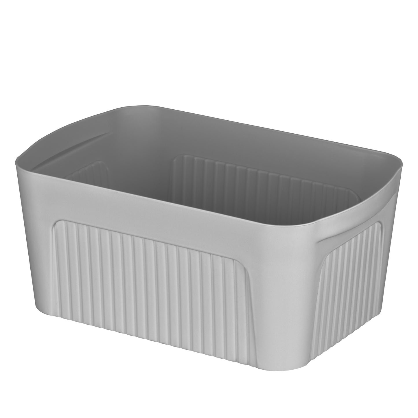 Ardesto Storage box with lid 32х21.5х14cm, 6l, plastic PP, grey