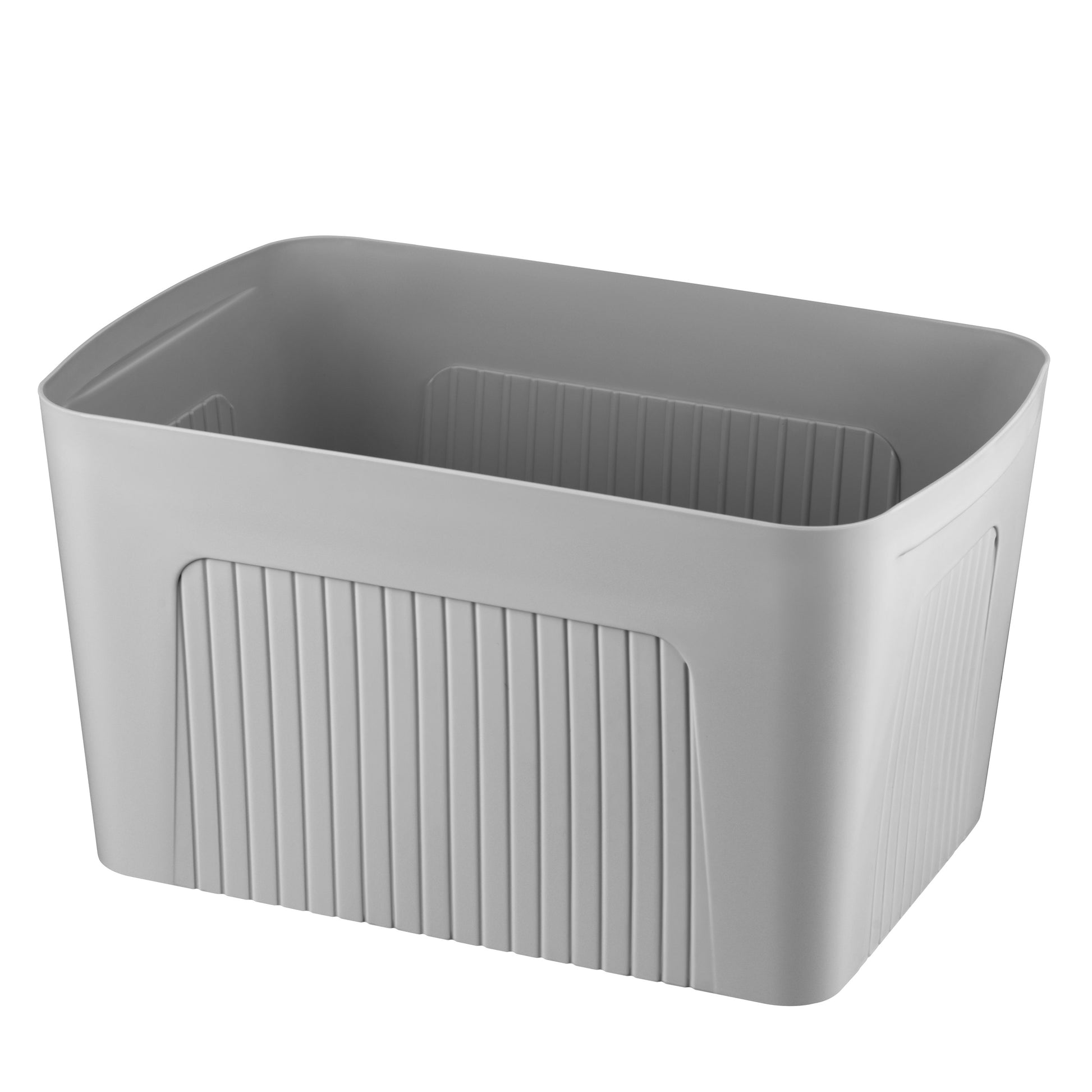Ardesto Storage box with lid 45.5х31х24.5cm, 23l, plastic PP, grey