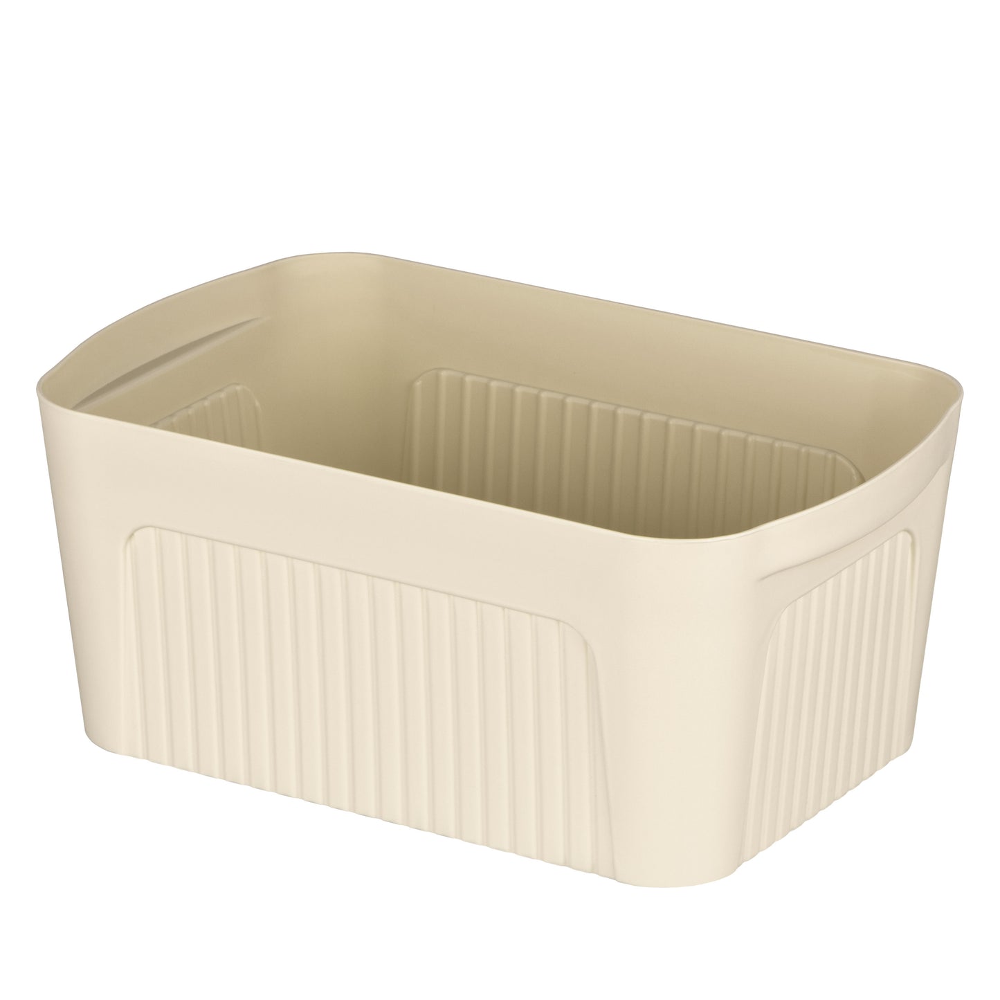 Ardesto Storage box with lid 32х21.5х14cm, 6l, plastic PP, beige