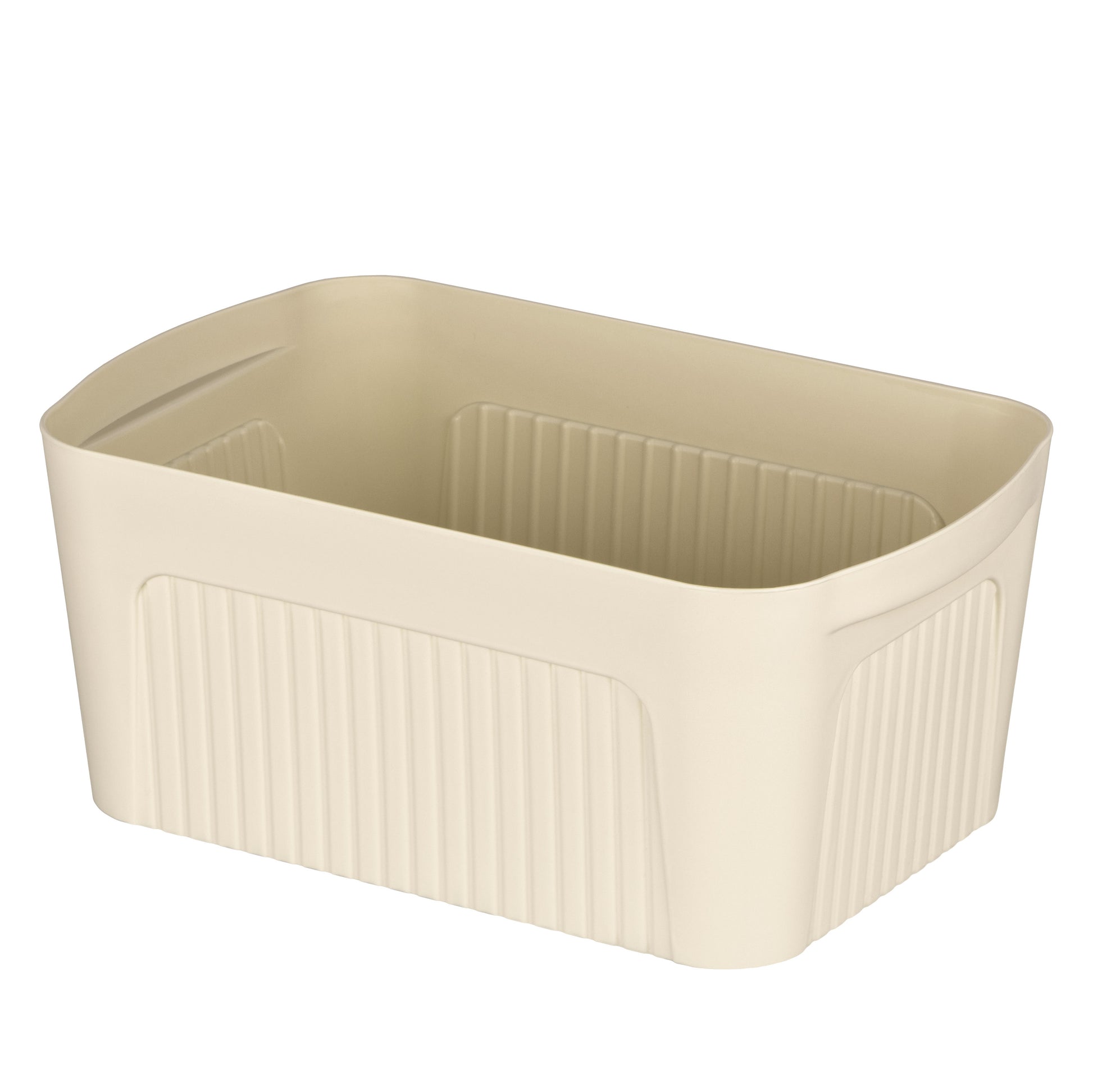 Ardesto Storage box with lid 32х21.5х14cm, 6l, plastic PP, beige