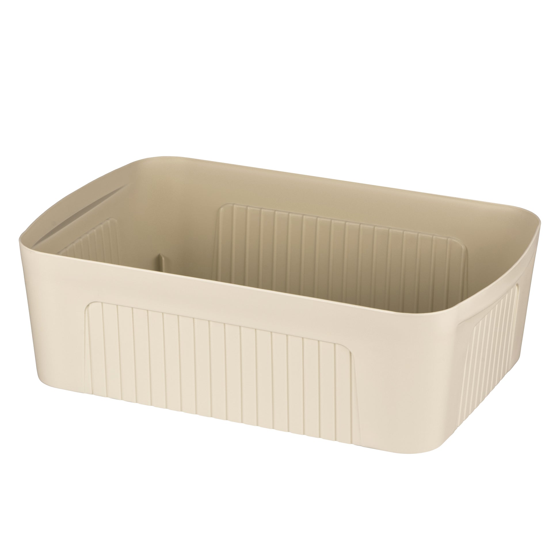 Ardesto Storage box with lid 45.5х31х14cm, 13l, plastic PP, beige