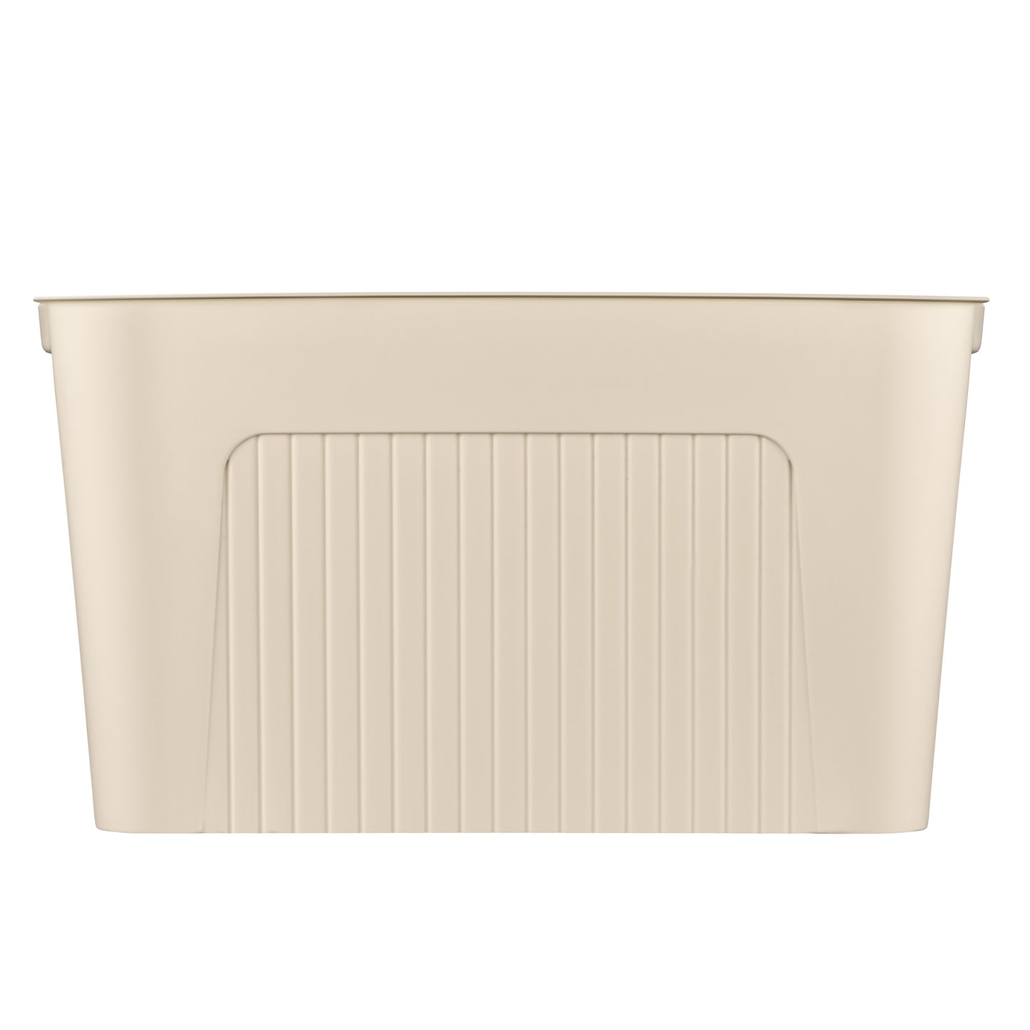 Ardesto Storage box with lid 45.5х31х24.5cm, 23l, plastic PP, beige