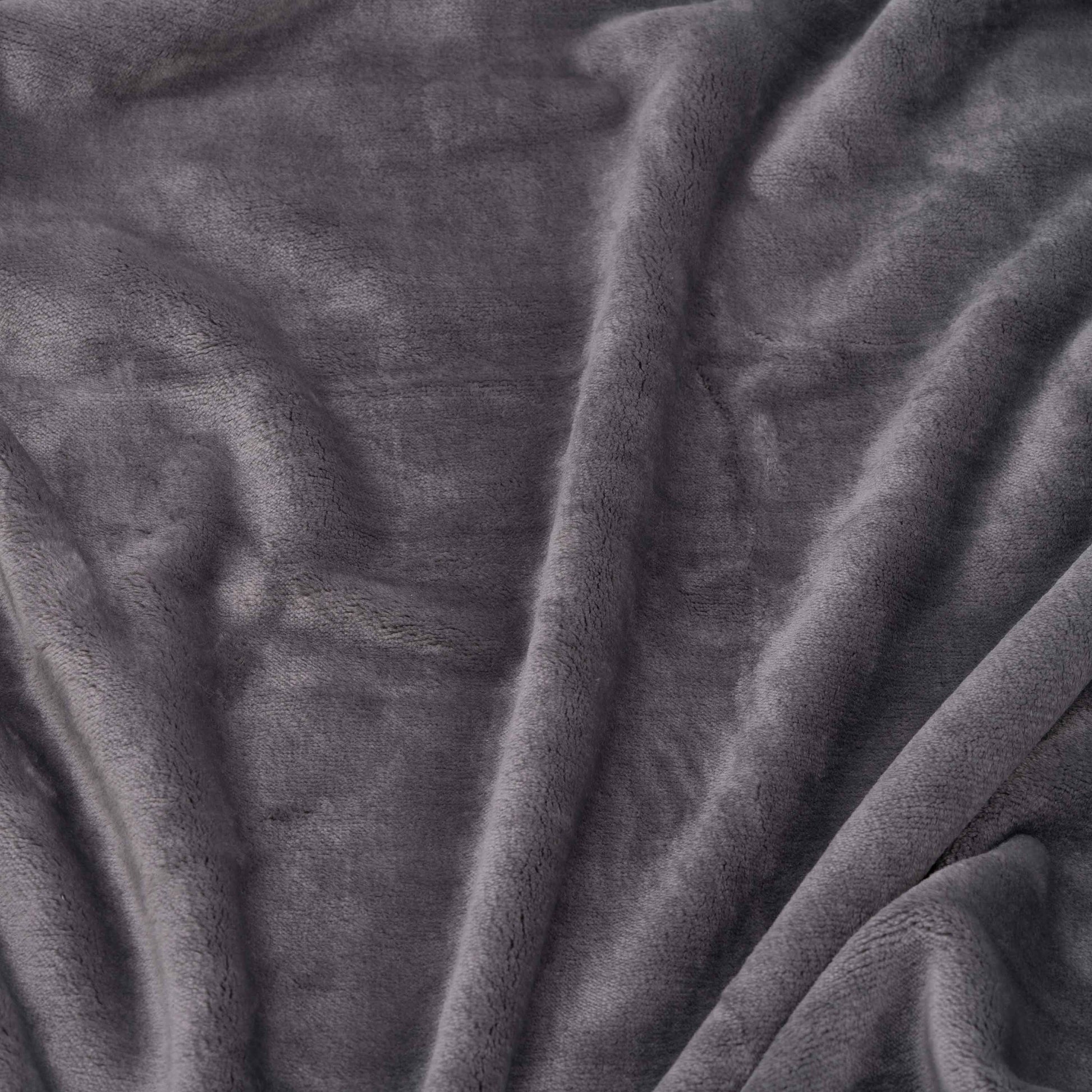ARDESTO Delicate blanket 200х220cm, 100% polyester, light grey
