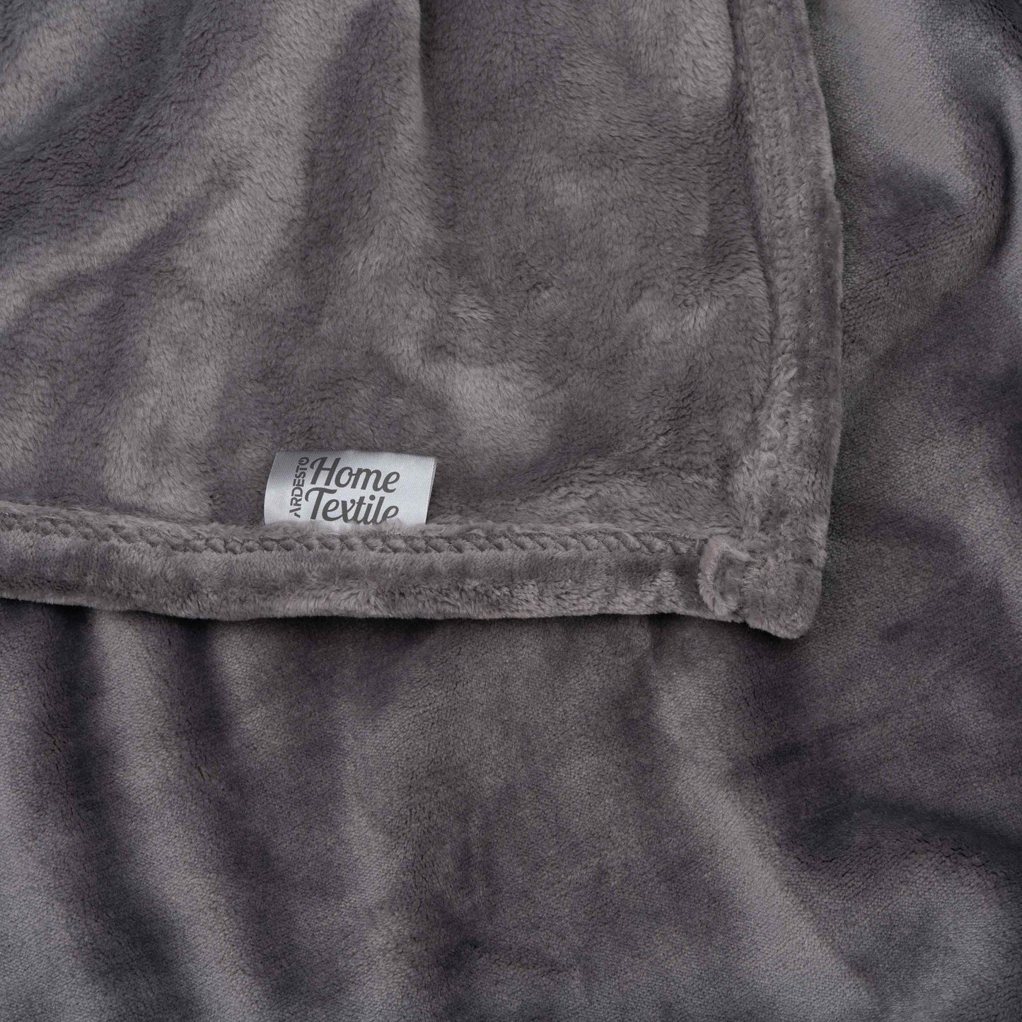 ARDESTO Delicate blanket 200х220cm, 100% polyester, light grey