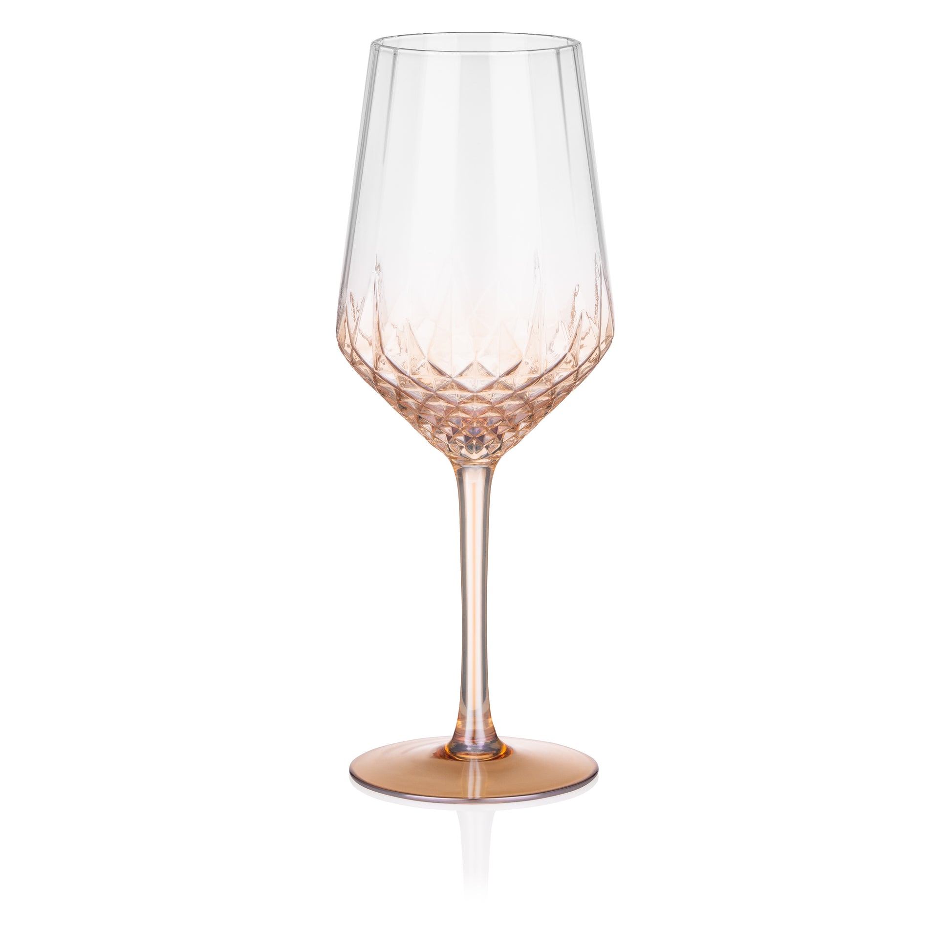 Ardesto Wine glasses set Black Mars Orion 550ml, 2pcs, glass, transparent-grey