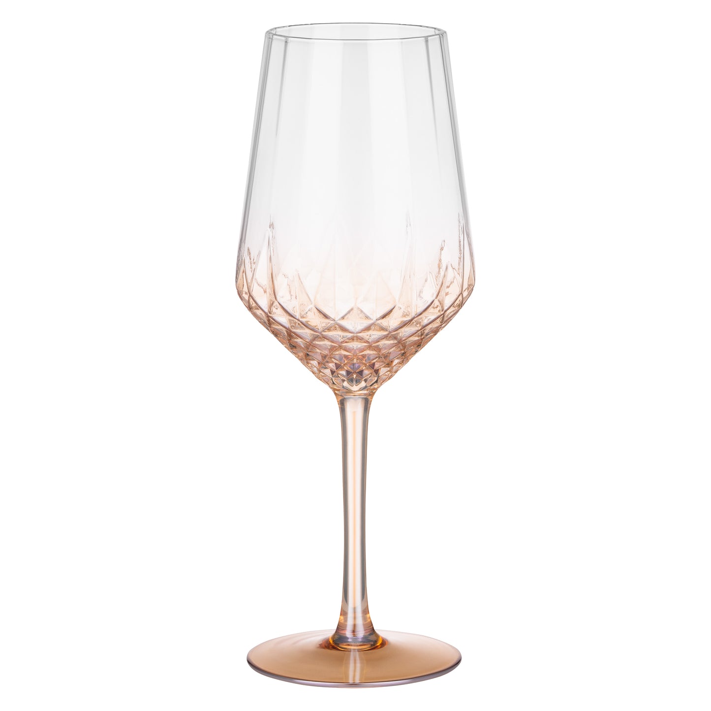 Ardesto Wine glasses set Black Mars Orion 550ml, 2pcs, glass, transparent-grey