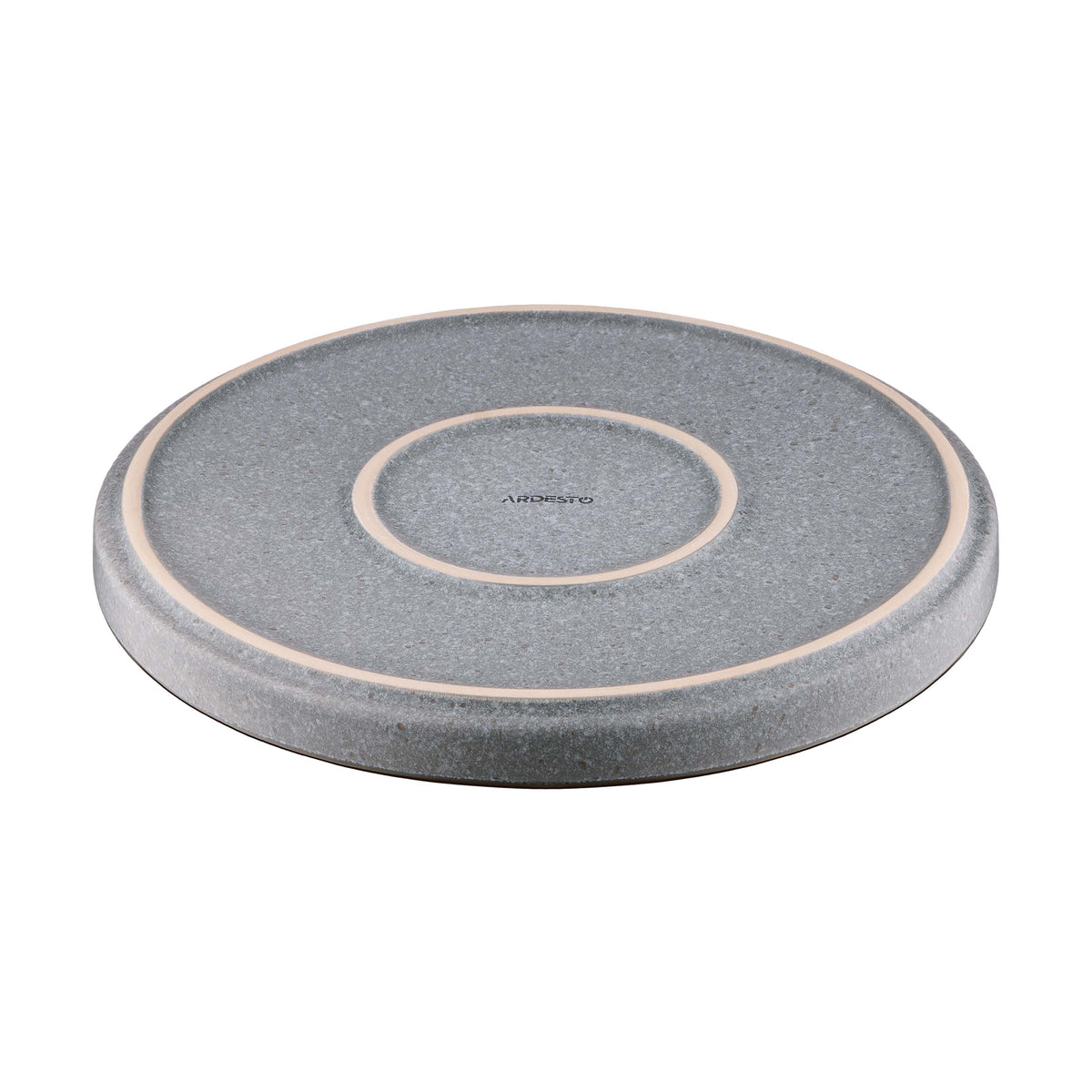 Dessert plate ARDESTO Fasano, 19.6cm, ceramic, gray 767637176767