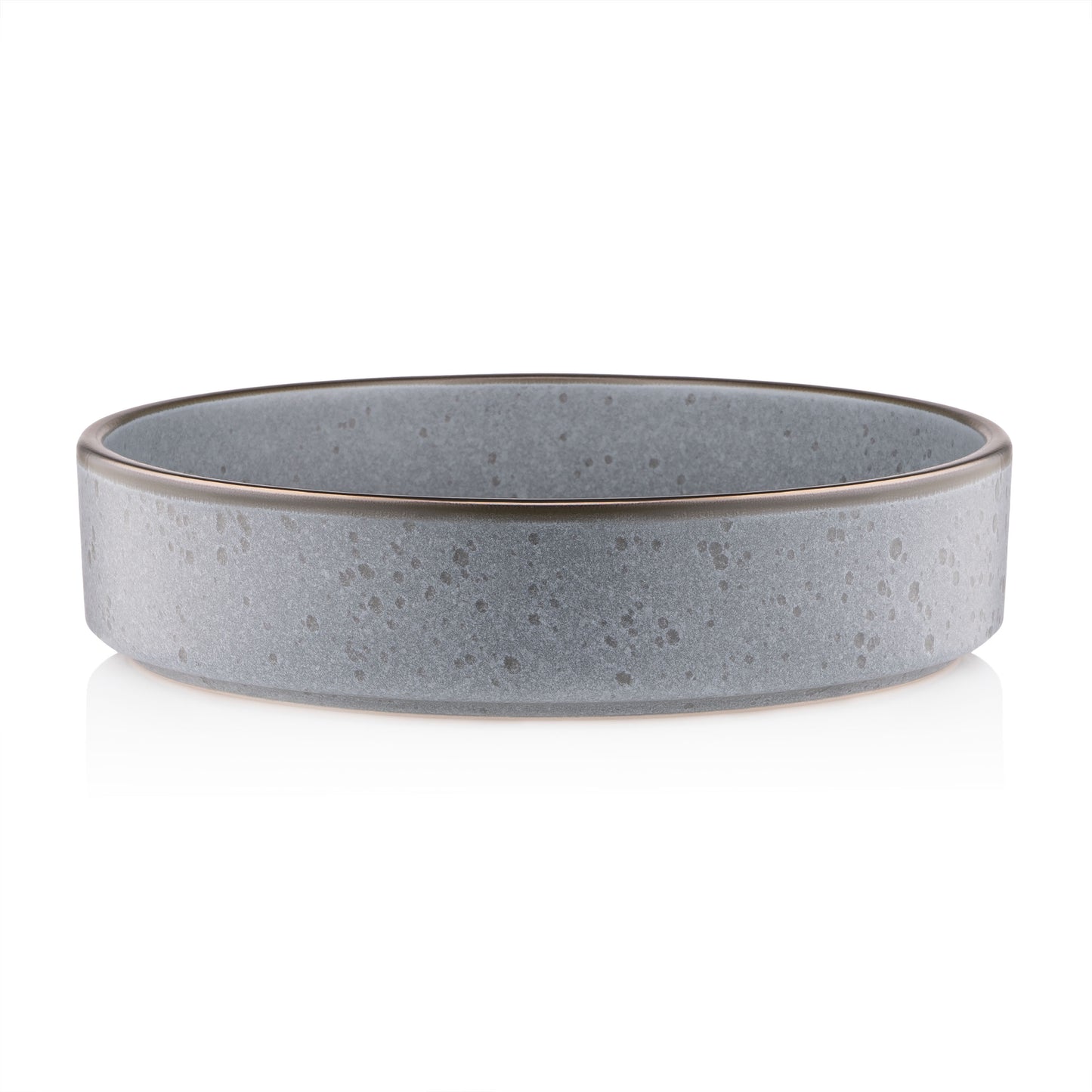 Soup plate ARDESTO Fasano 850ml, 20cm, ceramic, gray 767637176774
