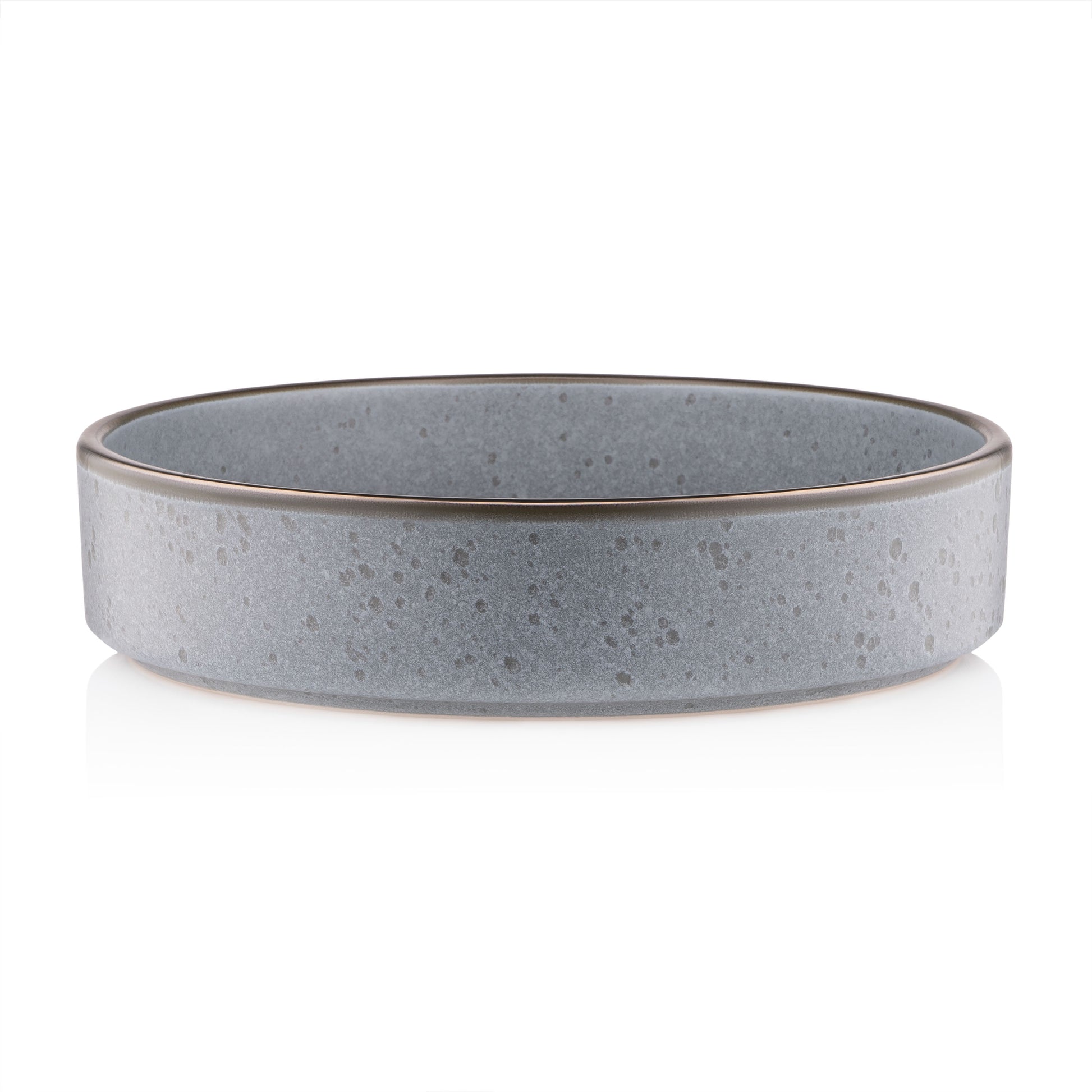 Soup plate ARDESTO Fasano 850ml, 20cm, ceramic, gray 767637176774