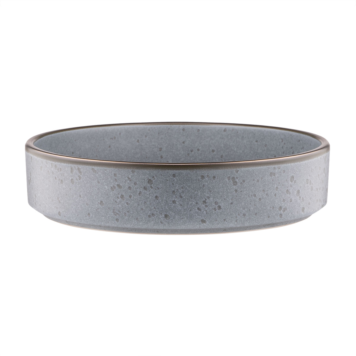 Soup plate ARDESTO Fasano 850ml, 20cm, ceramic, gray 767637176774
