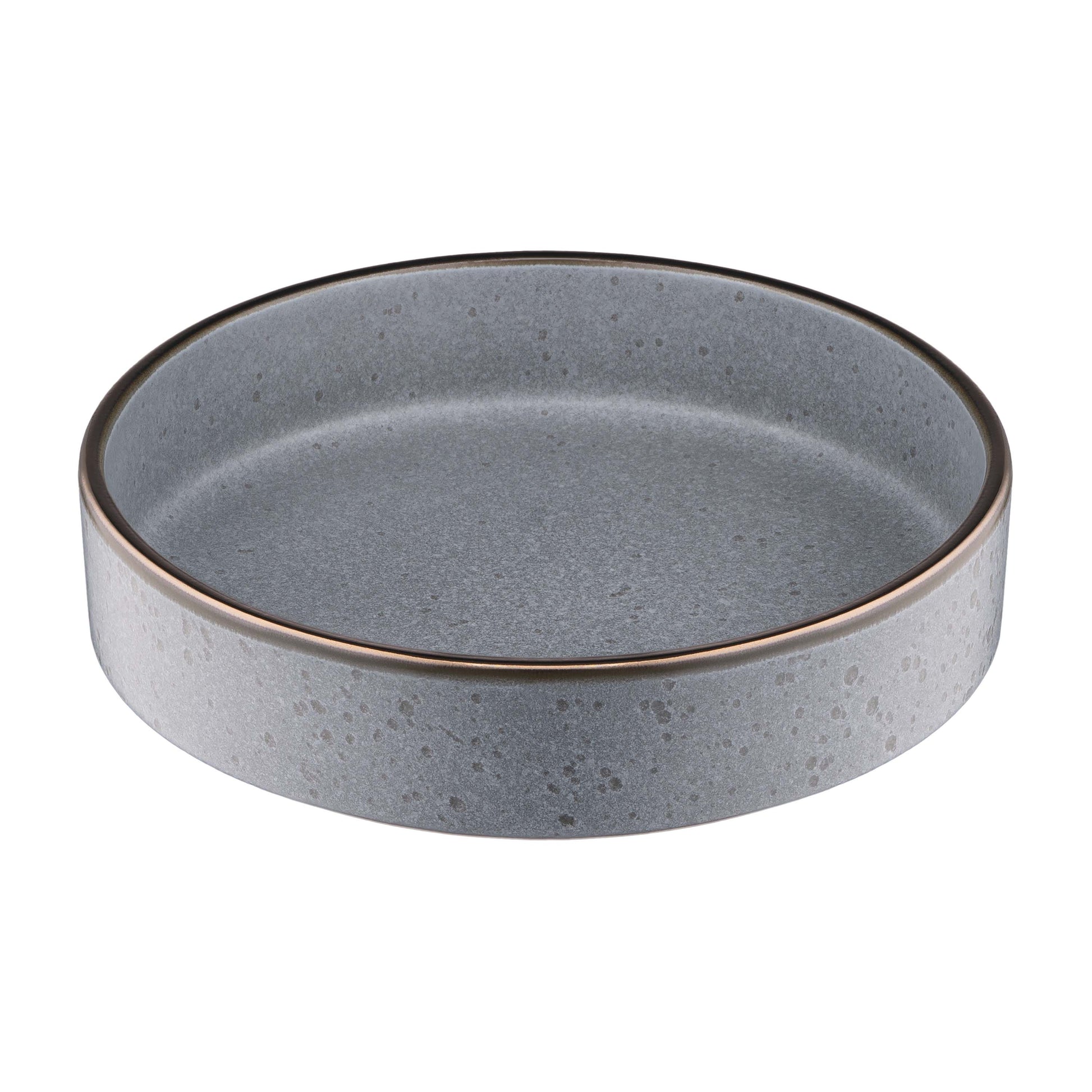 Soup plate ARDESTO Fasano 850ml, 20cm, ceramic, gray 767637176774