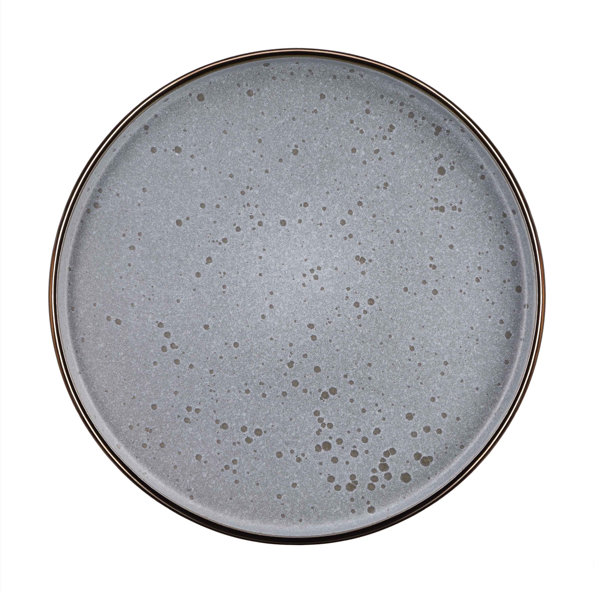 Dinner plate ARDESTO Fasano, 26cm, ceramic, gray 767637176750