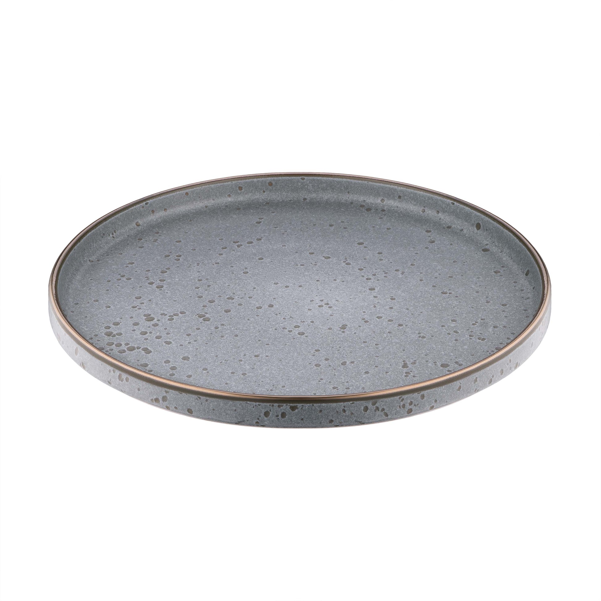 Dinner plate ARDESTO Fasano, 26cm, ceramic, gray 767637176750