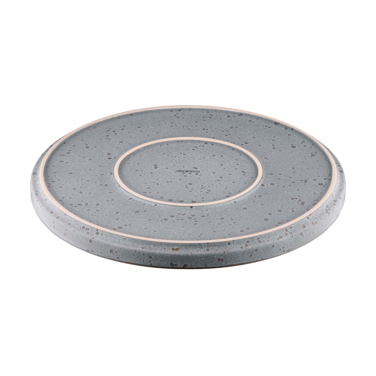 Dinner plate ARDESTO Fasano, 26cm, ceramic, gray 767637176750