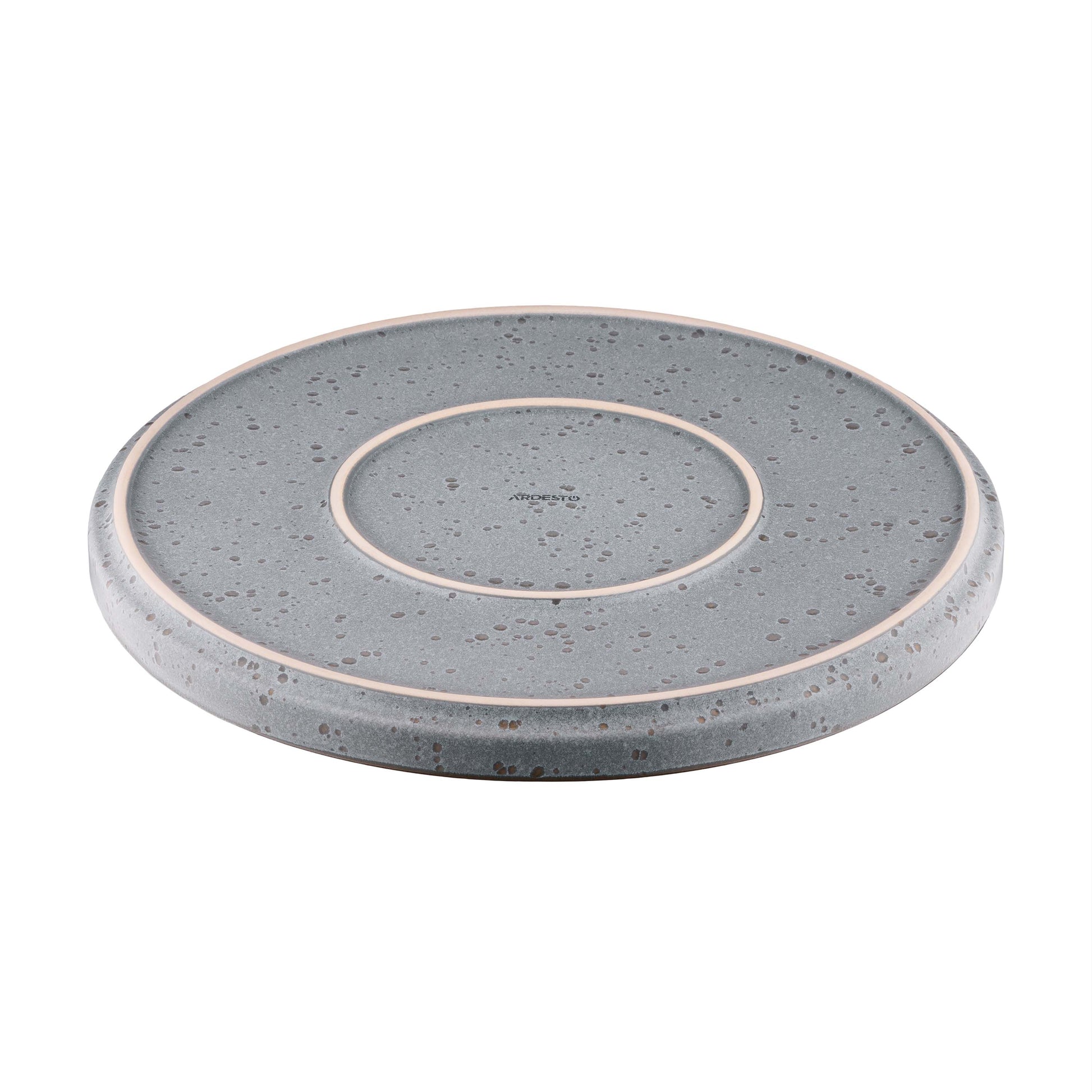 Dinner plate ARDESTO Fasano, 26cm, ceramic, gray 767637176750