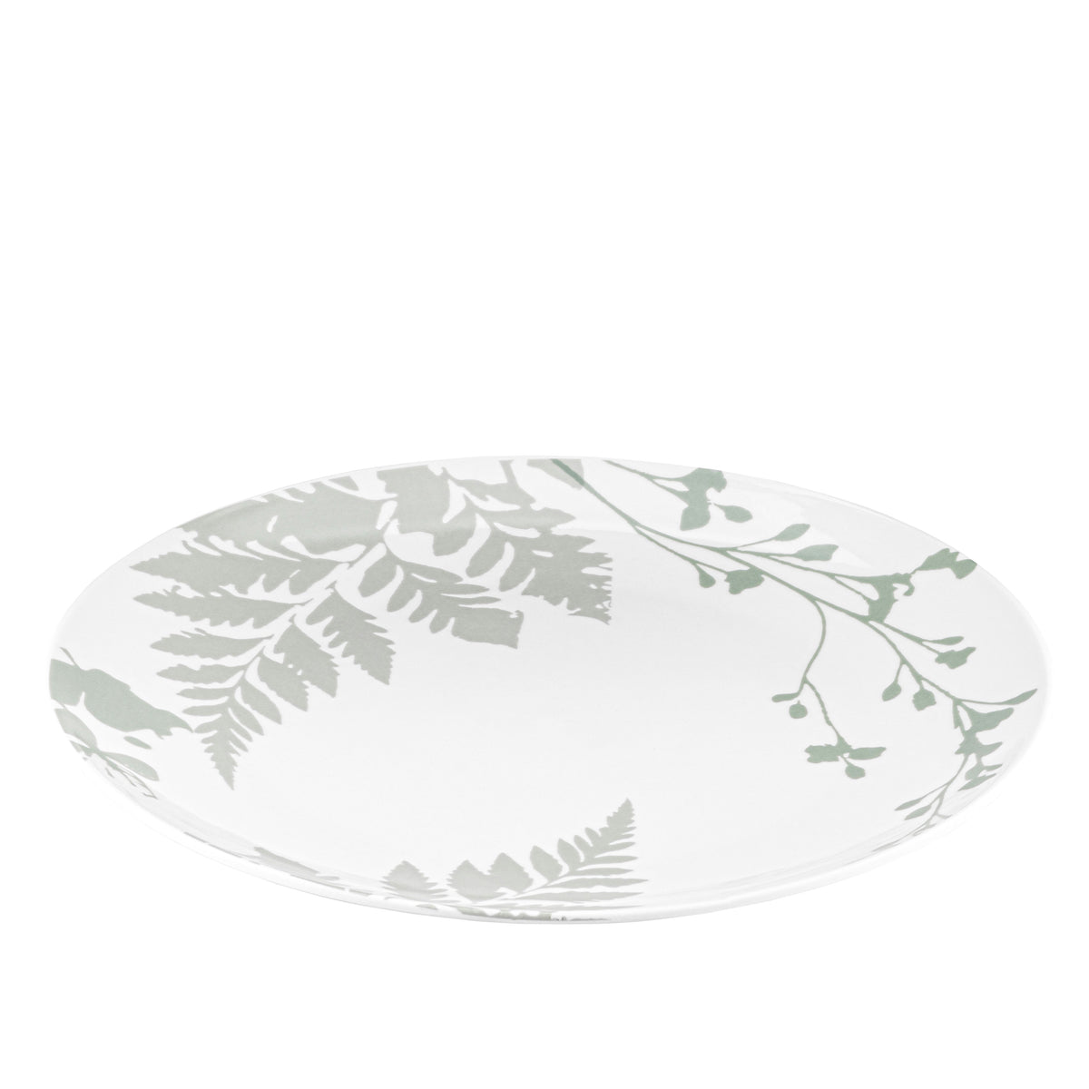 Dinner plate ARDESTO Capri, 26.8cm, porcelain, white green 767637176859